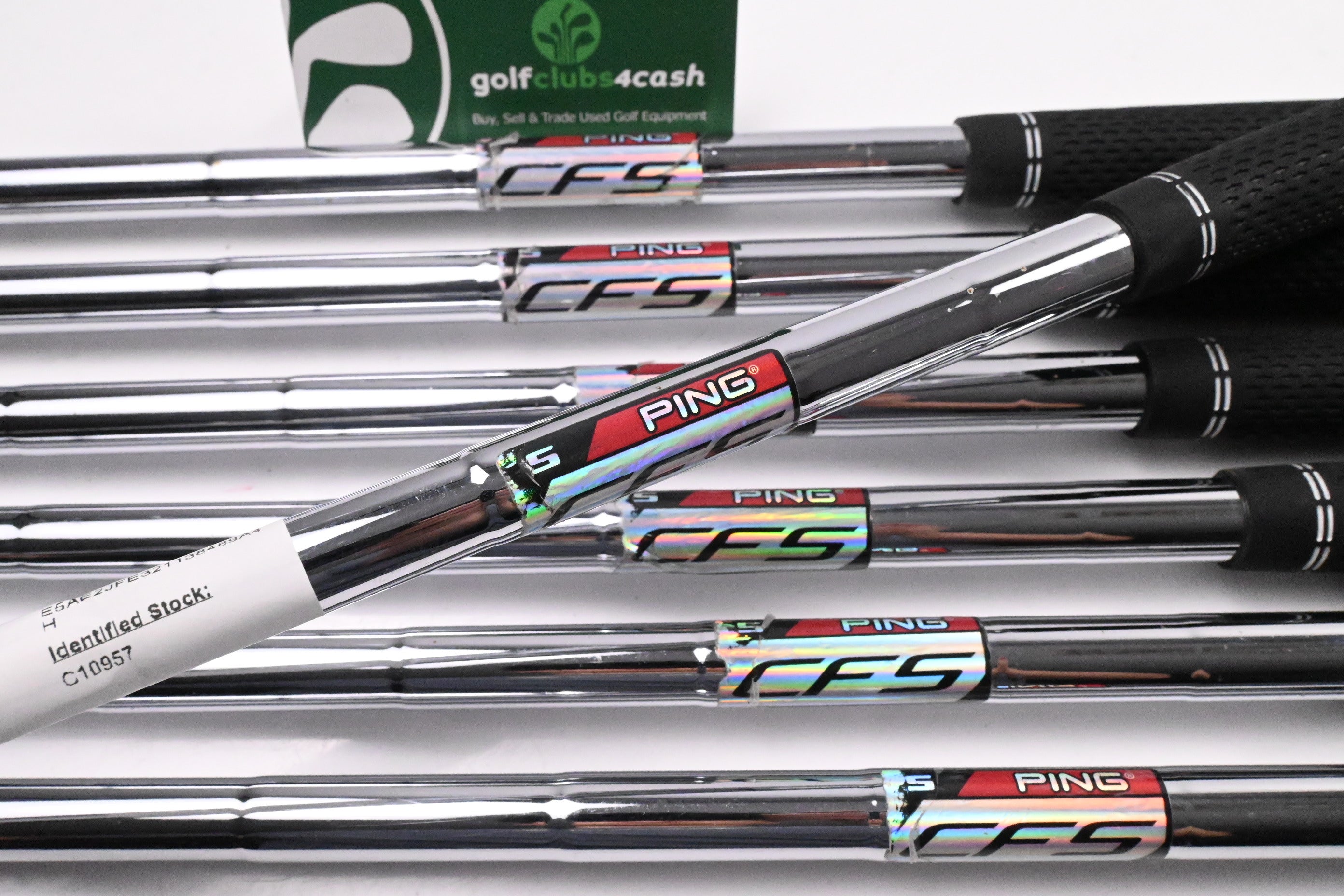Ping Anser 2014 Irons / 4-PW / Blue Dot / Stiff Flex Ping CFS Shafts