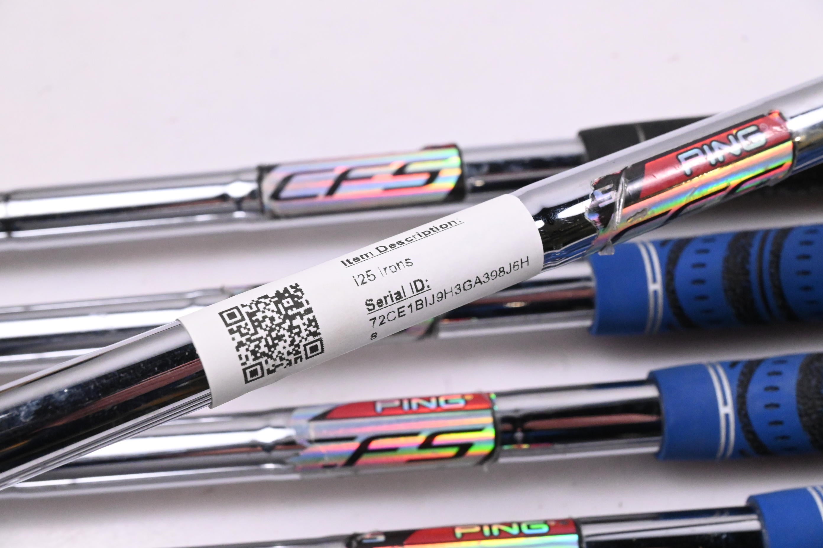 Ping i25 Irons / 4-PW+GW / Black Dot / Stiff Flex Ping CFS Shafts