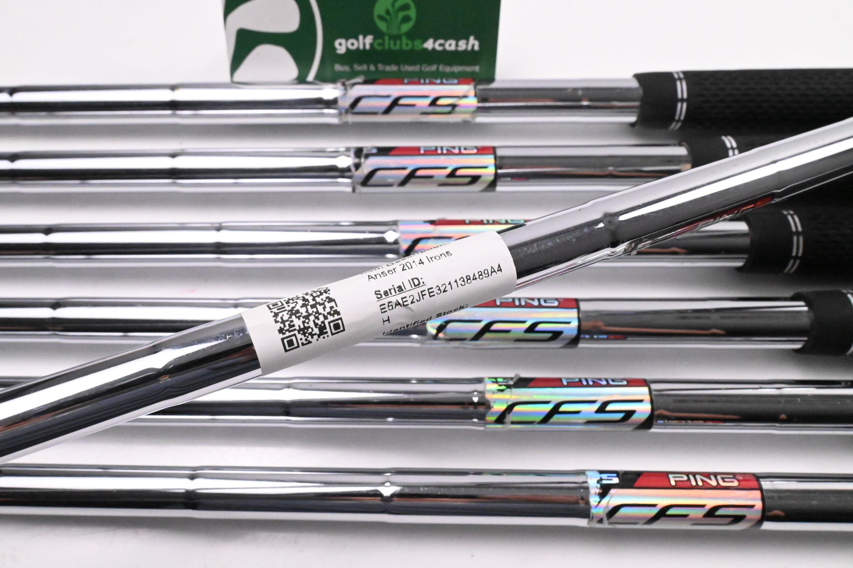 Ping Anser 2014 Irons / 4-PW / Blue Dot / Stiff Flex Ping CFS Shafts