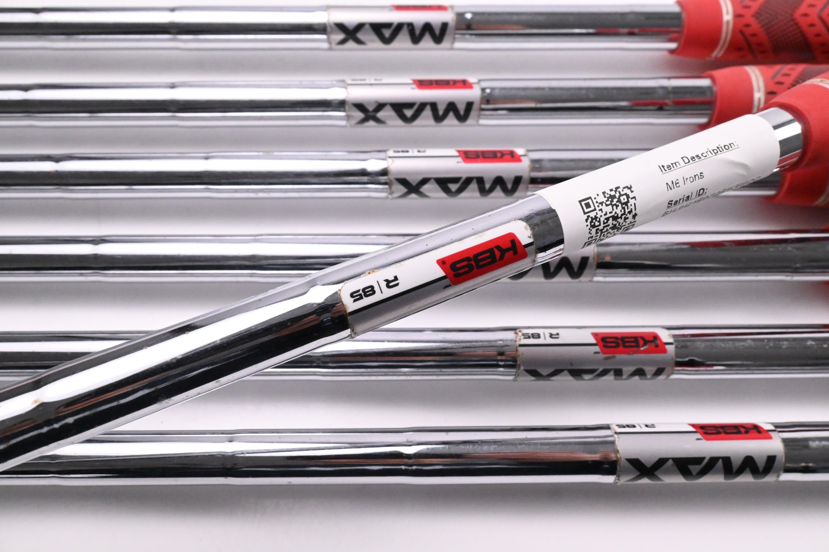 Taylormade M6 Irons / 5-PW+AW / Regular Flex KBS MAX 85 Shafts
