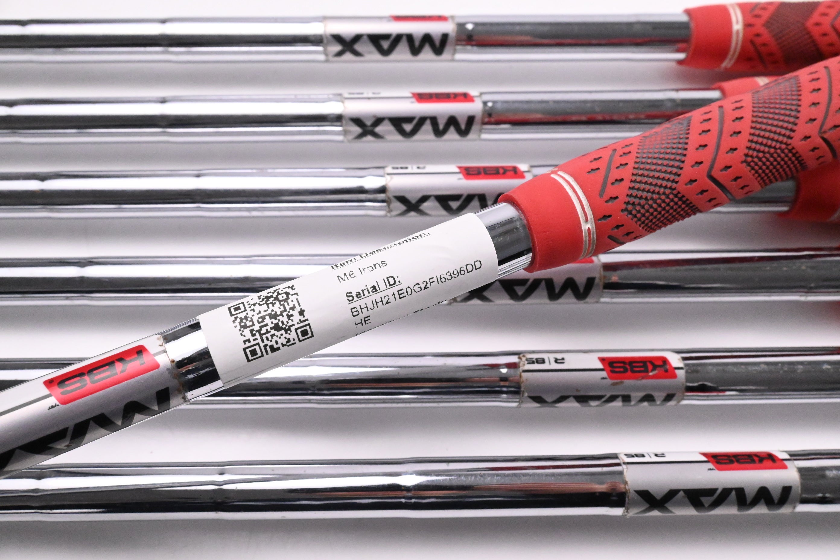 Taylormade M6 Irons / 5-PW+AW / Regular Flex KBS MAX 85 Shafts