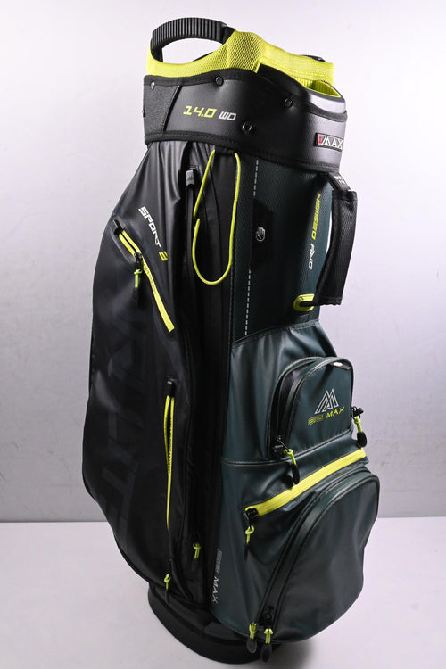 Big Max 14 Dry Design Series Sport 3 Cart Bag / 15-Way Divider / Green & Black