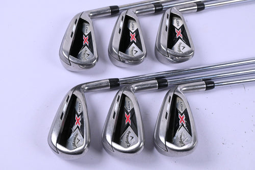 Callaway X Hot Irons / 5-PW / Regular Flex Steel Shafts
