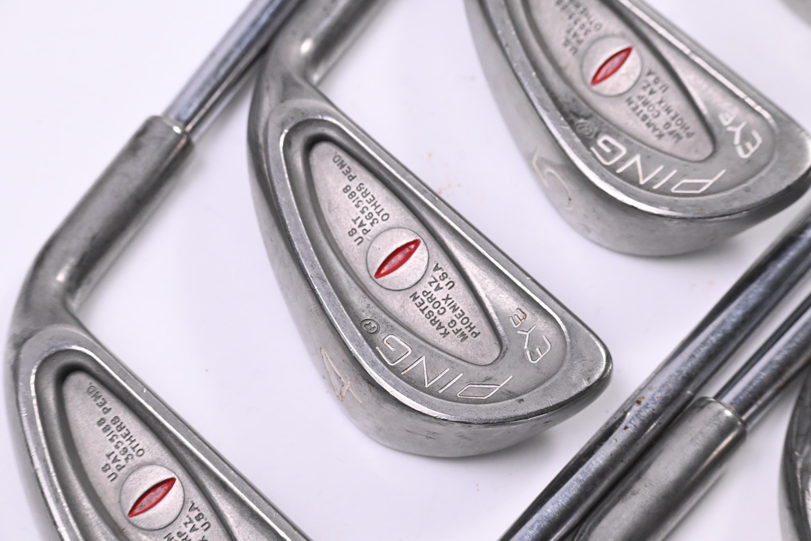 Ping Eye Irons / 3-PW+SW / Red Dot / Stiff Flex Steel Shafts