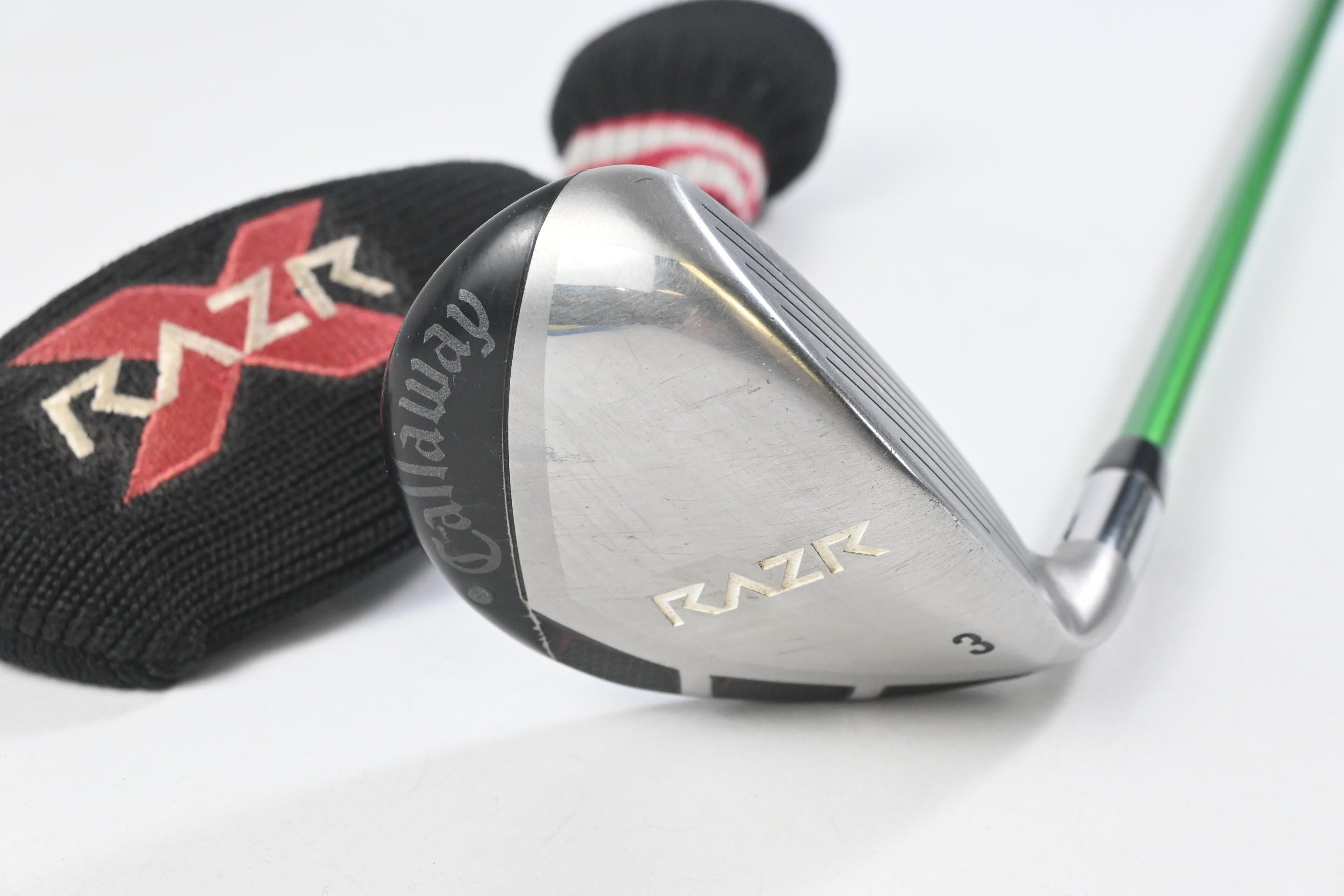 Callaway RAZR X #3 Hybrid / 21 Degree / Stiff Flex Oban Revenge 85 Shaft
