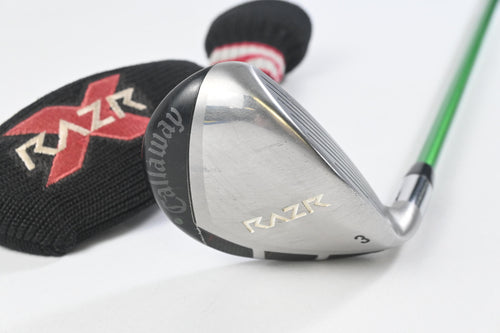 Callaway RAZR X #3 Hybrid / 21 Degree / Stiff Flex Oban Revenge 85 Shaft