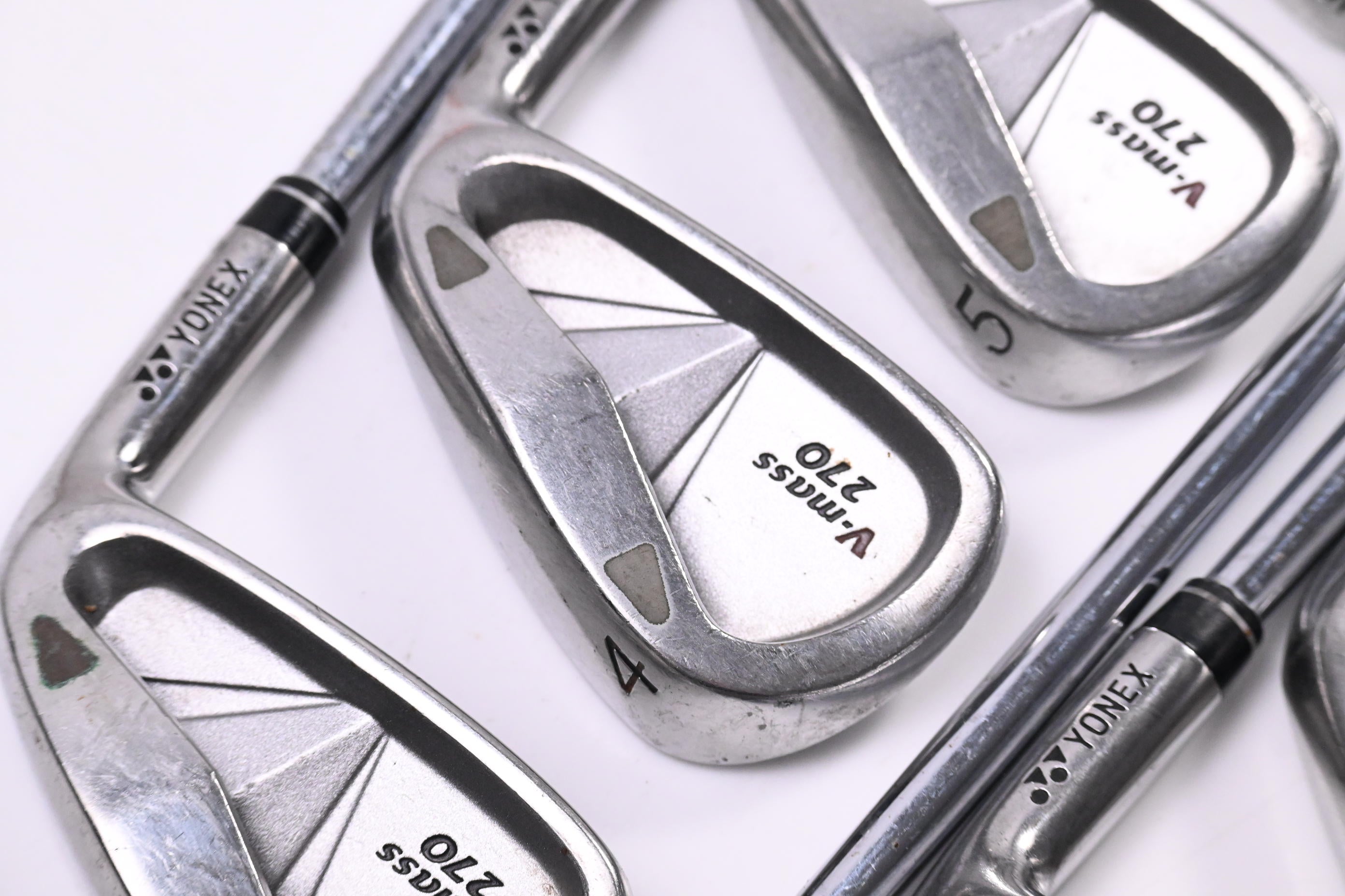 Yonex V-Mass 270 Irons / 3-PW+SW / Stiff Flex Yonex V-Mass 270 Steel Shafts