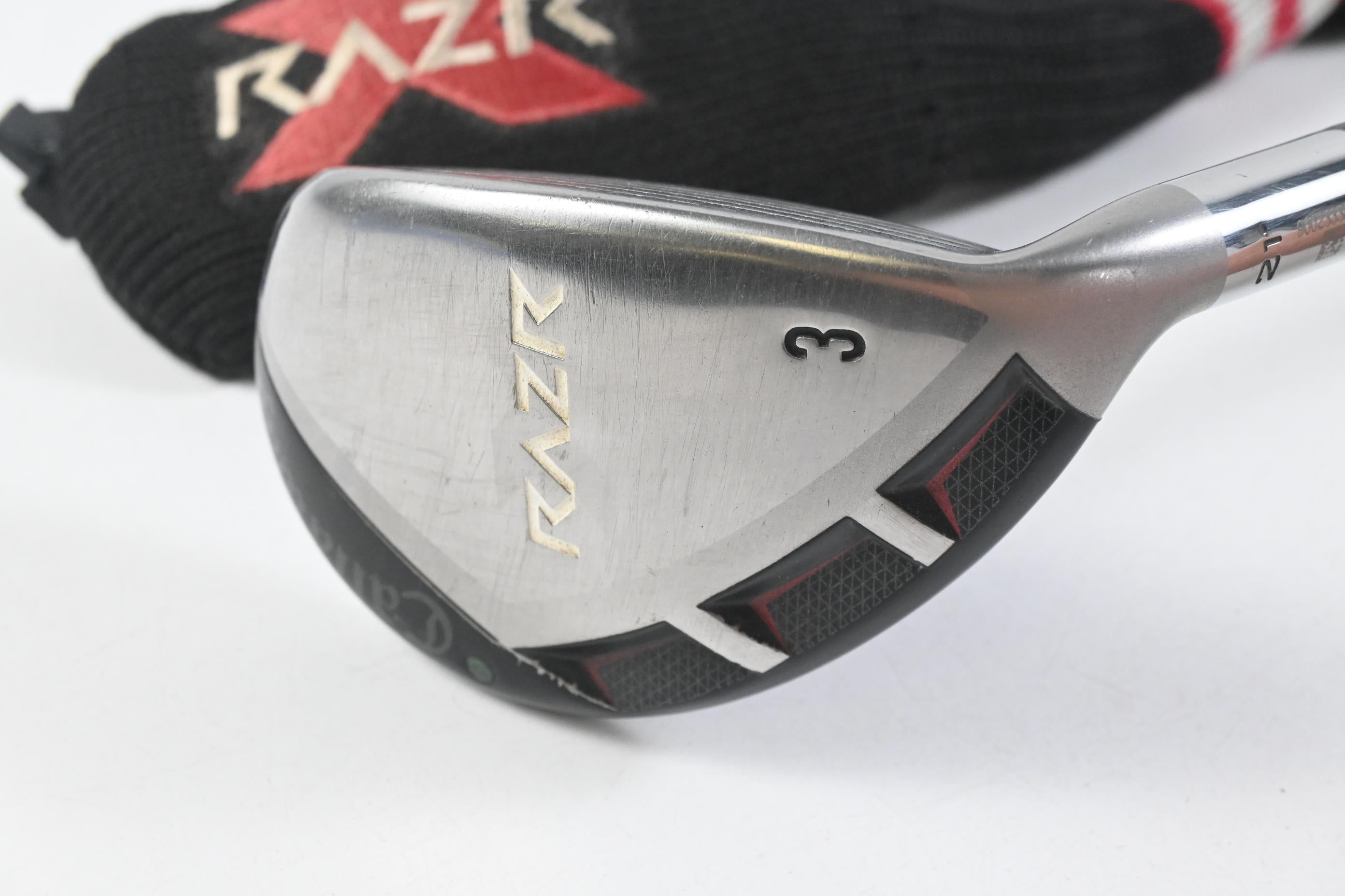 Callaway RAZR X #3 Hybrid / 21 Degree / Stiff Flex Oban Revenge 85 Shaft