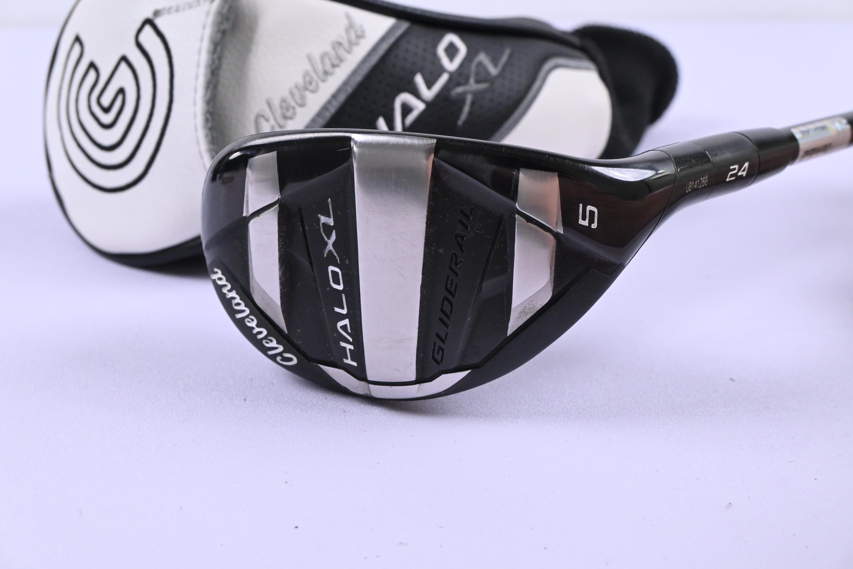Cleveland Halo XL #5 Hybrid / 24 Degree / Regular Flex Tensei AV Raw Blue 65