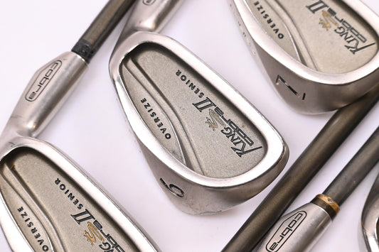 King Cobra Oversize II Senior Irons / 5-PW+SW / Senior Flex IQ System Shafts