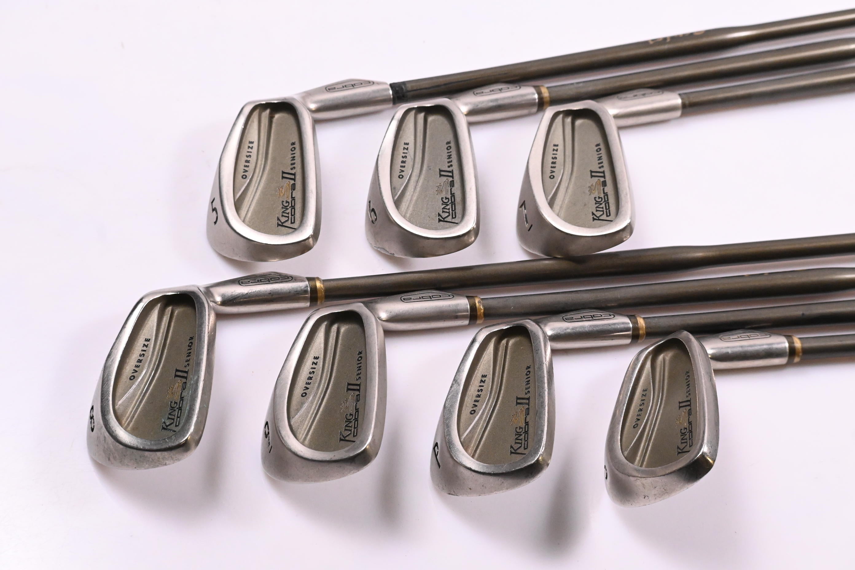 King Cobra Oversize II Senior Irons / 5-PW+SW / Senior Flex IQ System Shafts