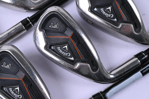 Left Hand Callaway FT Irons / 5-PW / Stiff Flex Callaway 75 Shafts
