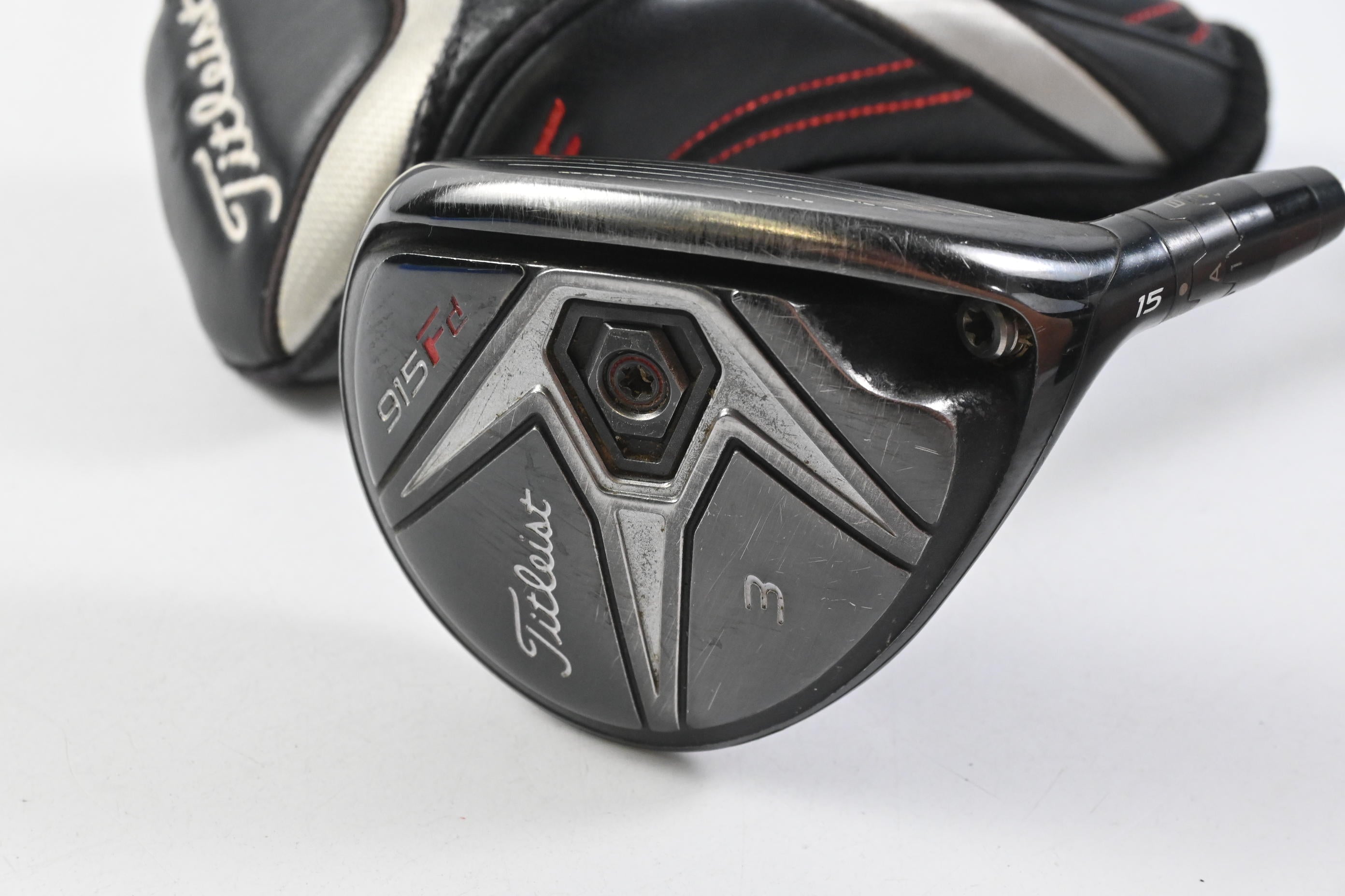 Titleist 915 FD #3 Wood / 15 Degree / Stiff Flex Aldila Rogue 95 MSI 80 Shaft