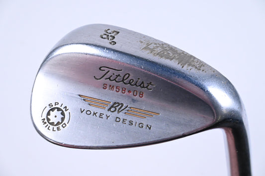 Titleist Vokey Spin Milled 2007 Lob Wedge / 58 Degree / Stiff Flex Dynamic Gold