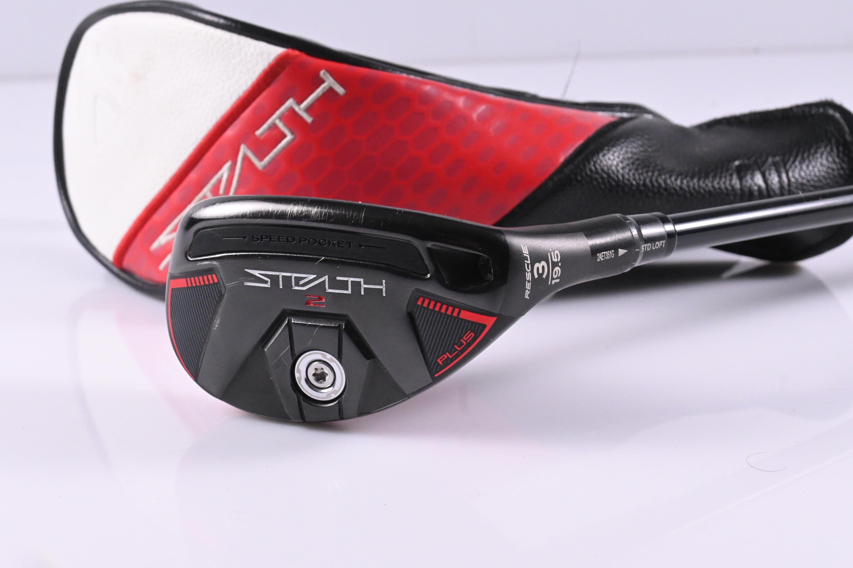 Taylormade Stealth 2 Plus #3 Hybrid / 19.5 Degree / Stiff Flex Kai'li Red 85 Shaft