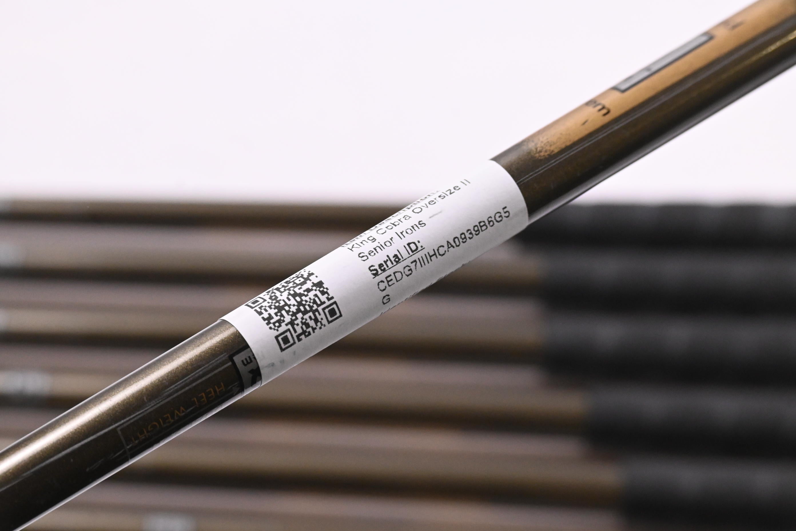 King Cobra Oversize II Senior Irons / 5-PW+SW / Senior Flex IQ System Shafts