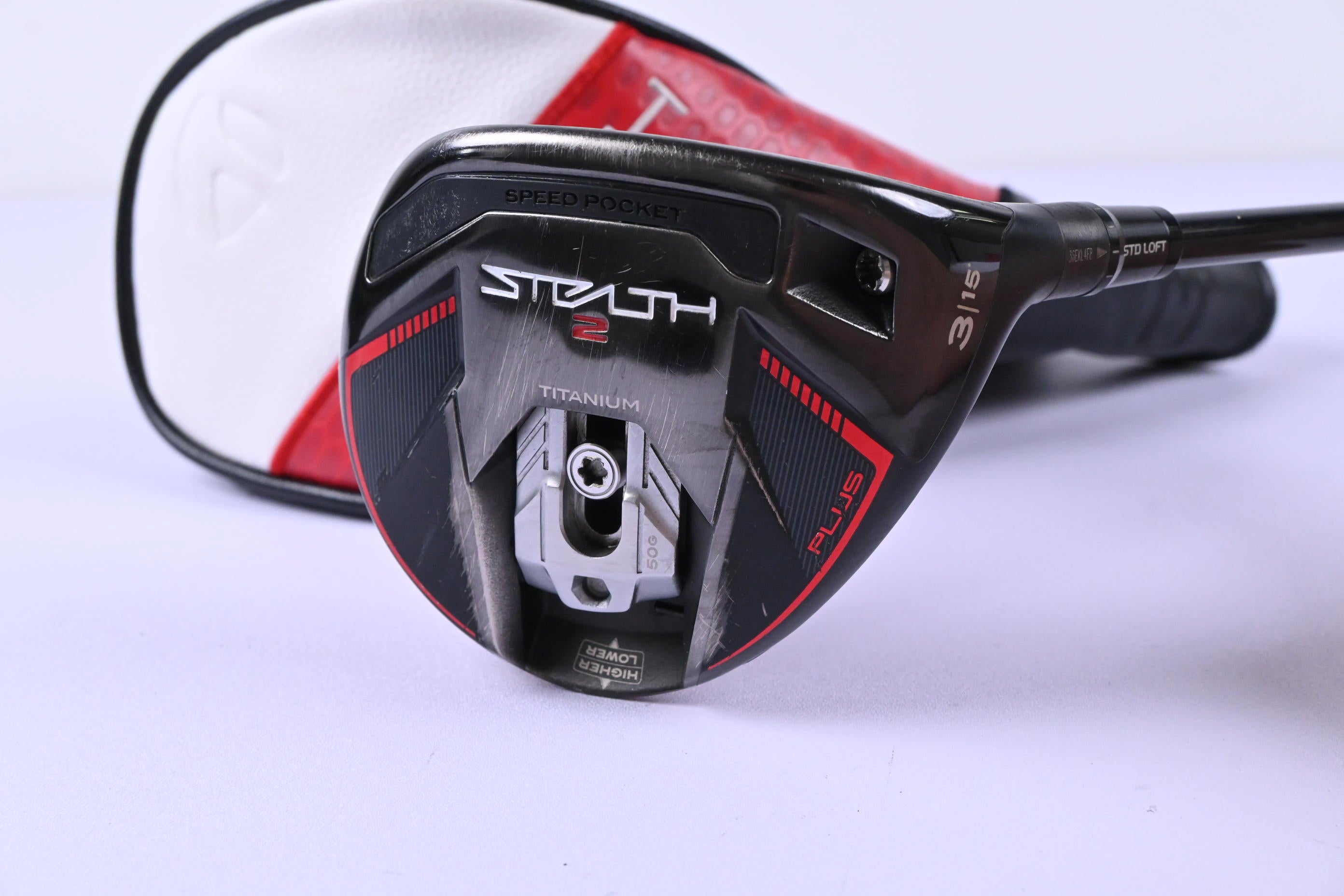 Taylormade Stealth 2 Plus #3 Wood / 15 Degree / X-Flex HZRDUS Gen4 Black 70