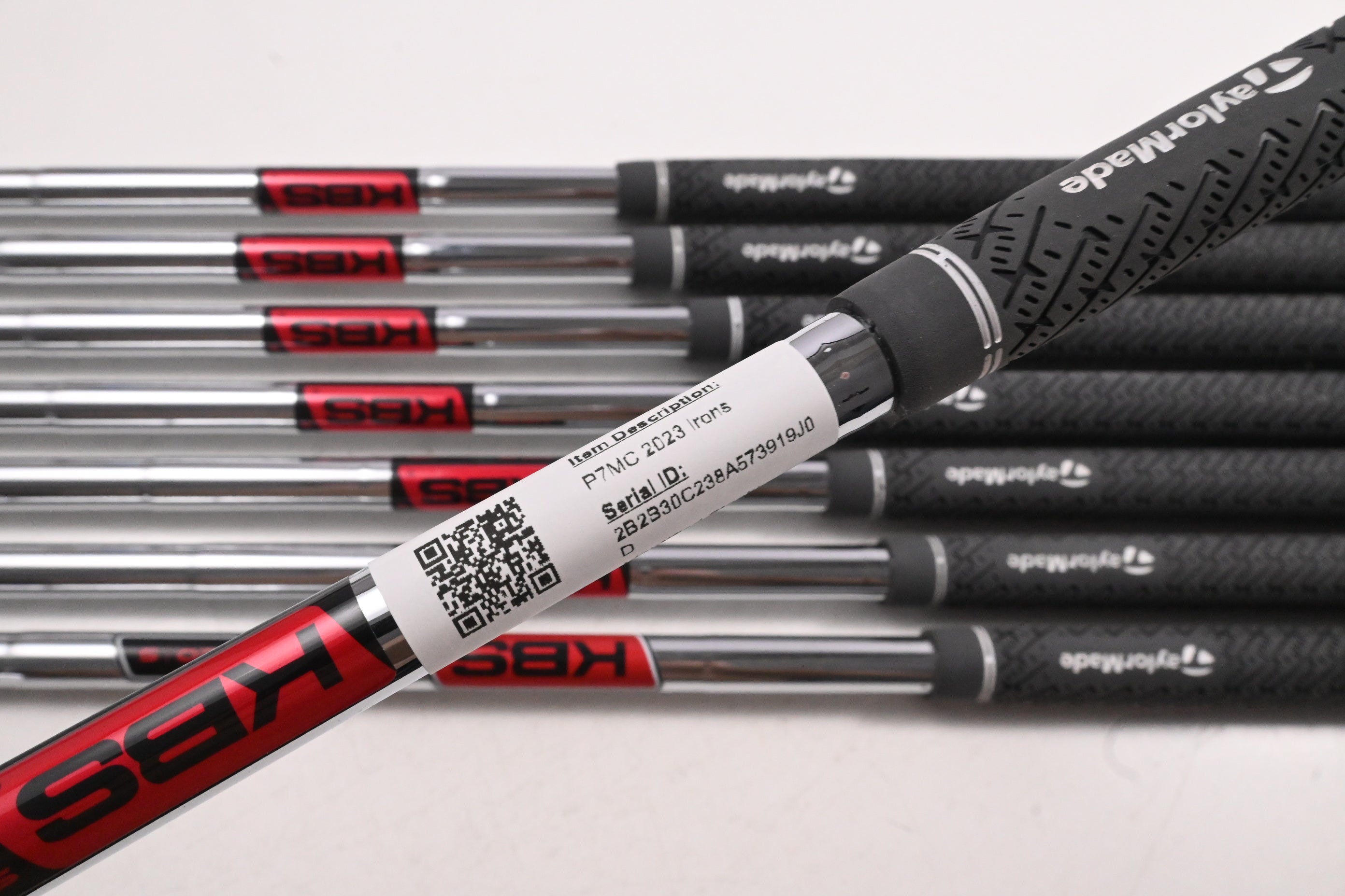 Taylormade P7MC 2023 Irons / 3-PW / Stiff Flex KBS Tour Shafts