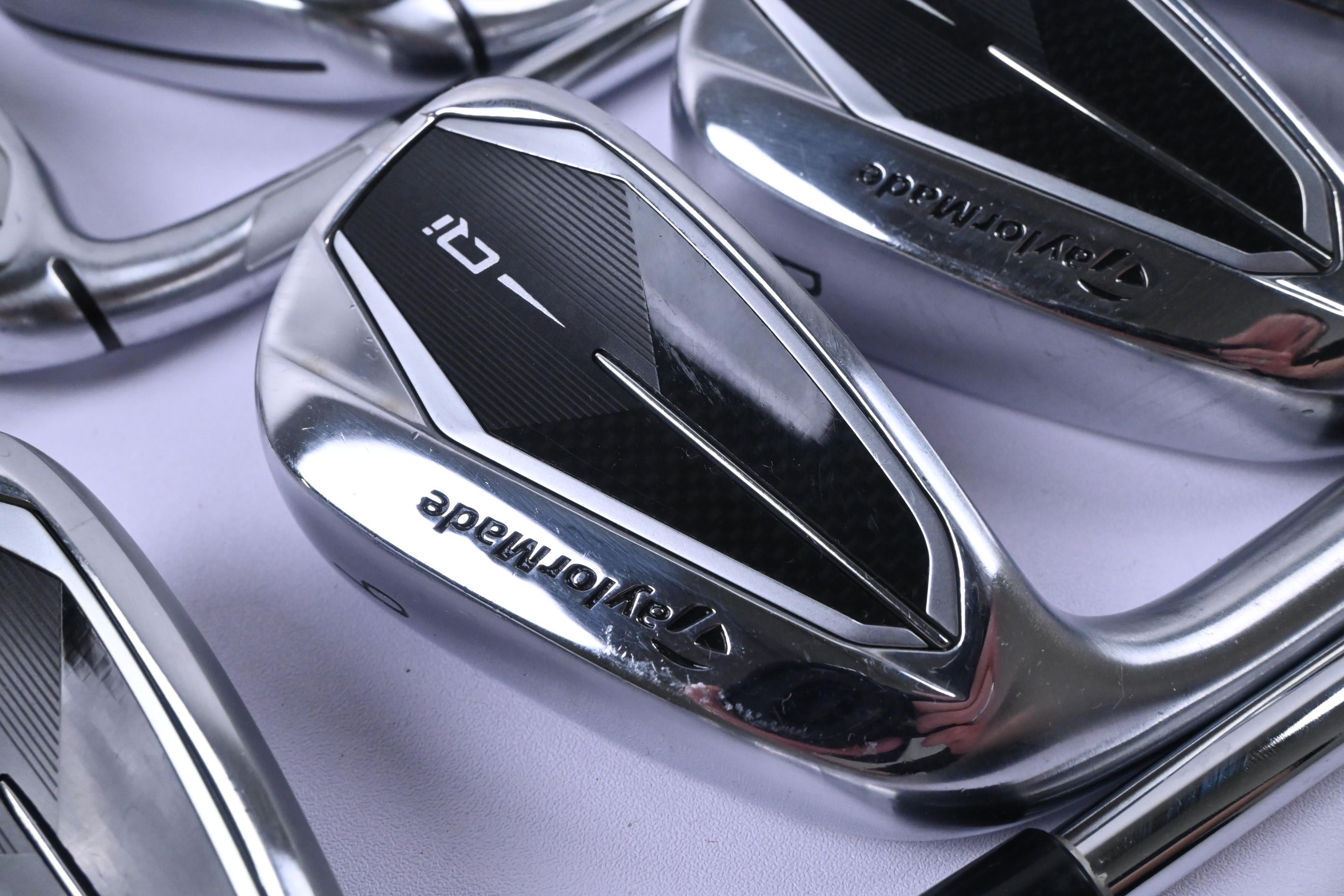 Left Hand Taylormade Qi Irons / 5-PW+SW / Regular Flex KBS MAX MT 85 Shafts