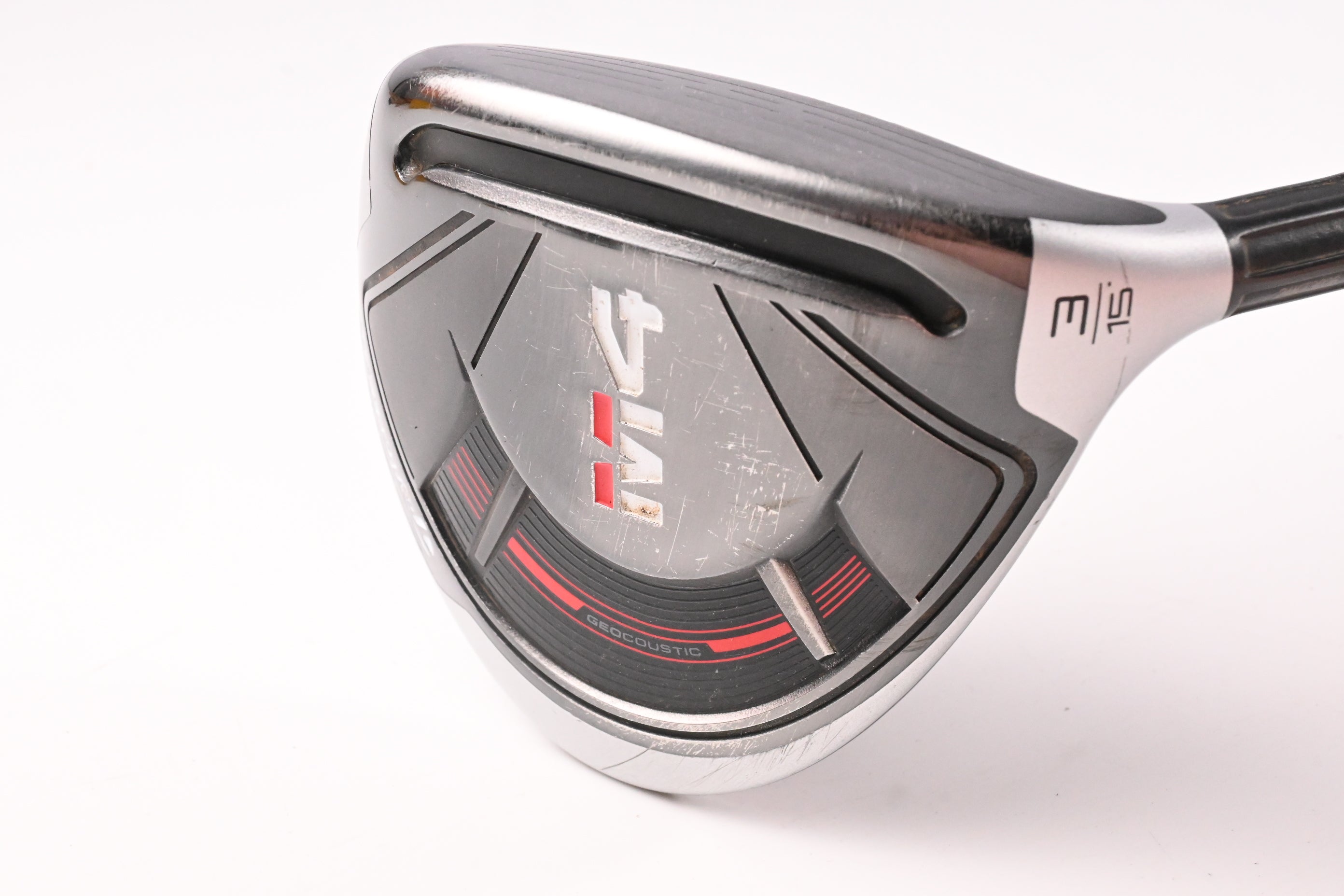 Taylormade M4 #3 Wood / 15 Degree / Regular Flex Fujikura Atmos Red 5 Shaft