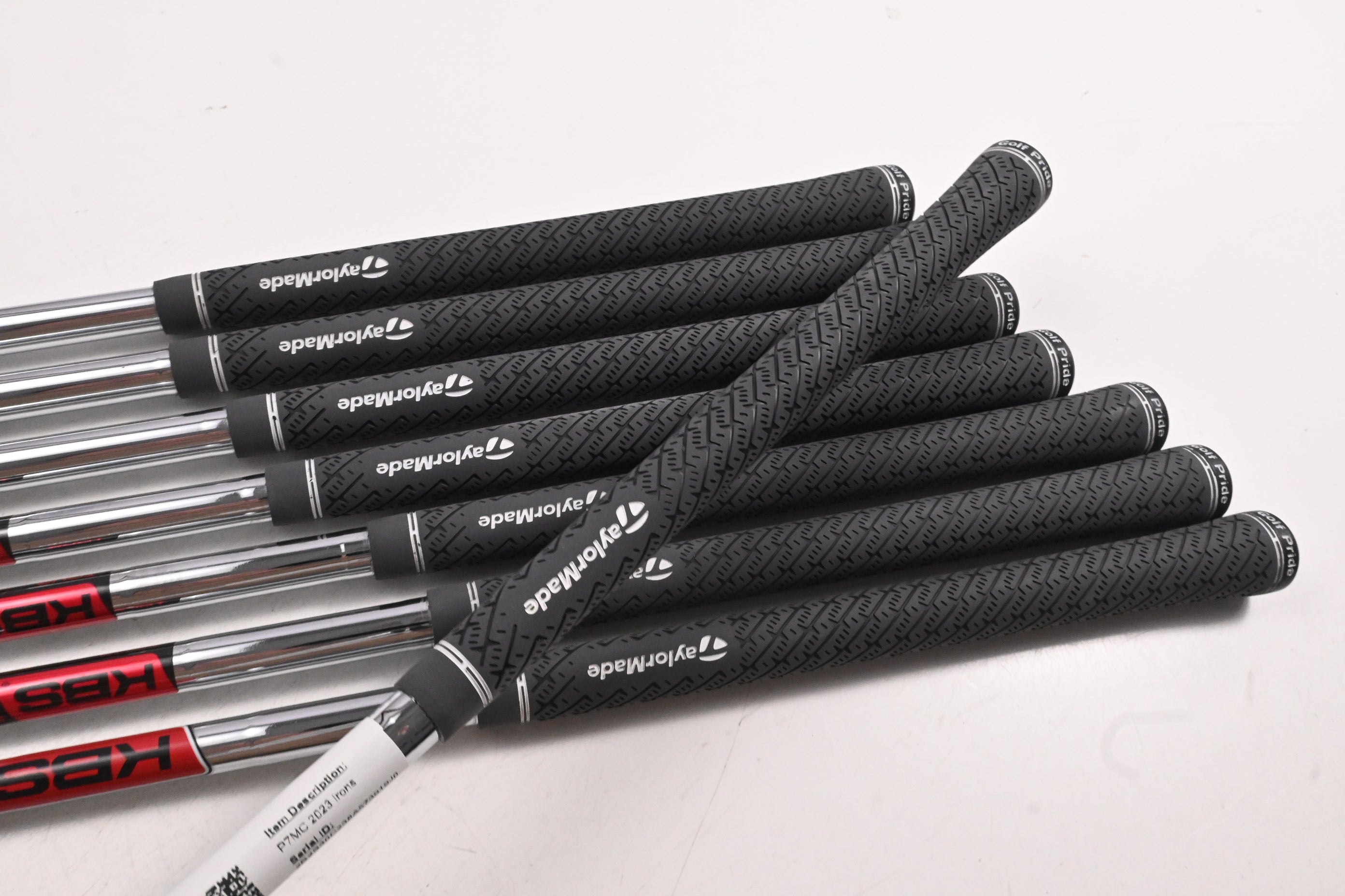 Taylormade P7MC 2023 Irons / 3-PW / Stiff Flex KBS Tour Shafts