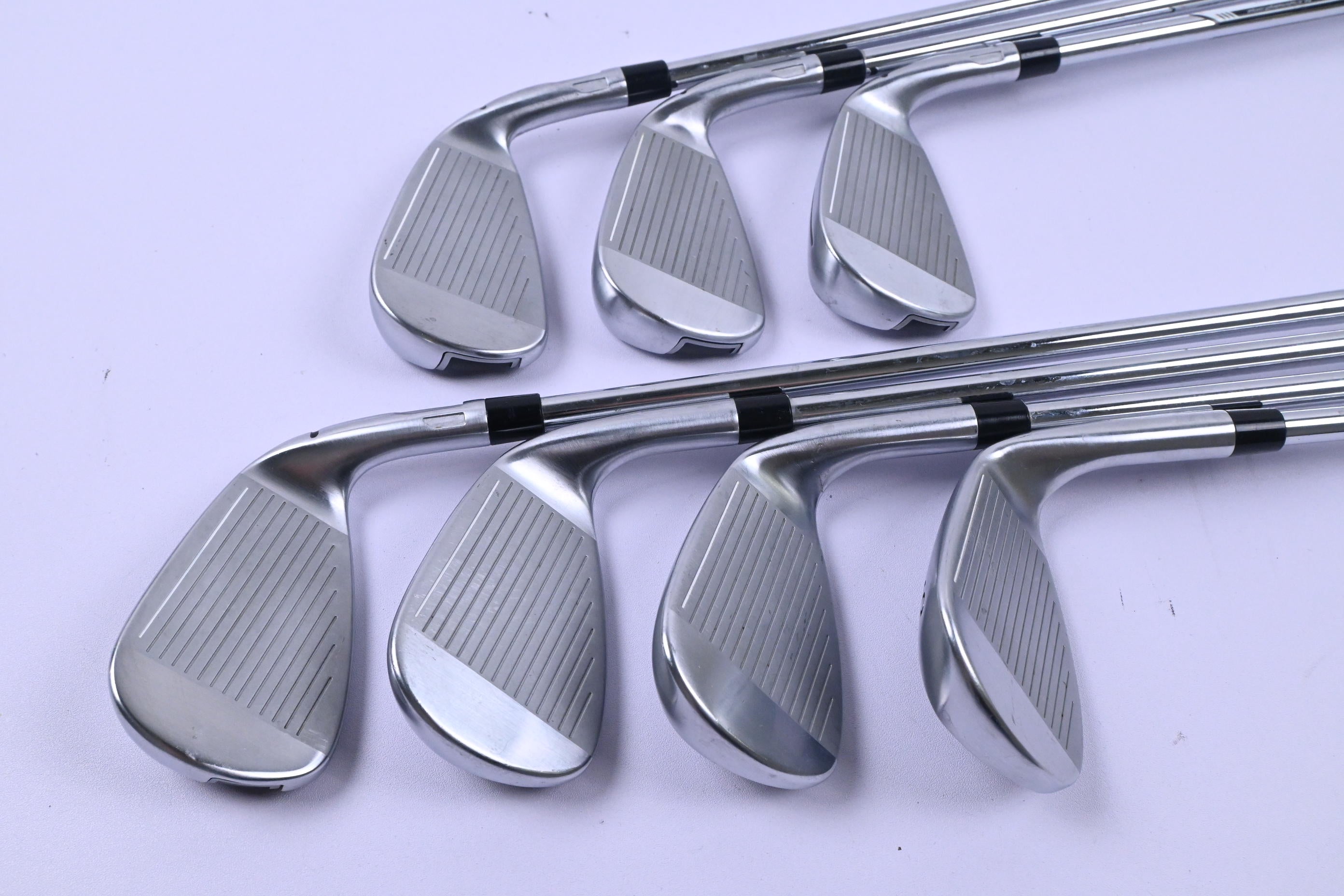 Left Hand Taylormade Qi Irons / 5-PW+SW / Regular Flex KBS MAX MT 85 Shafts