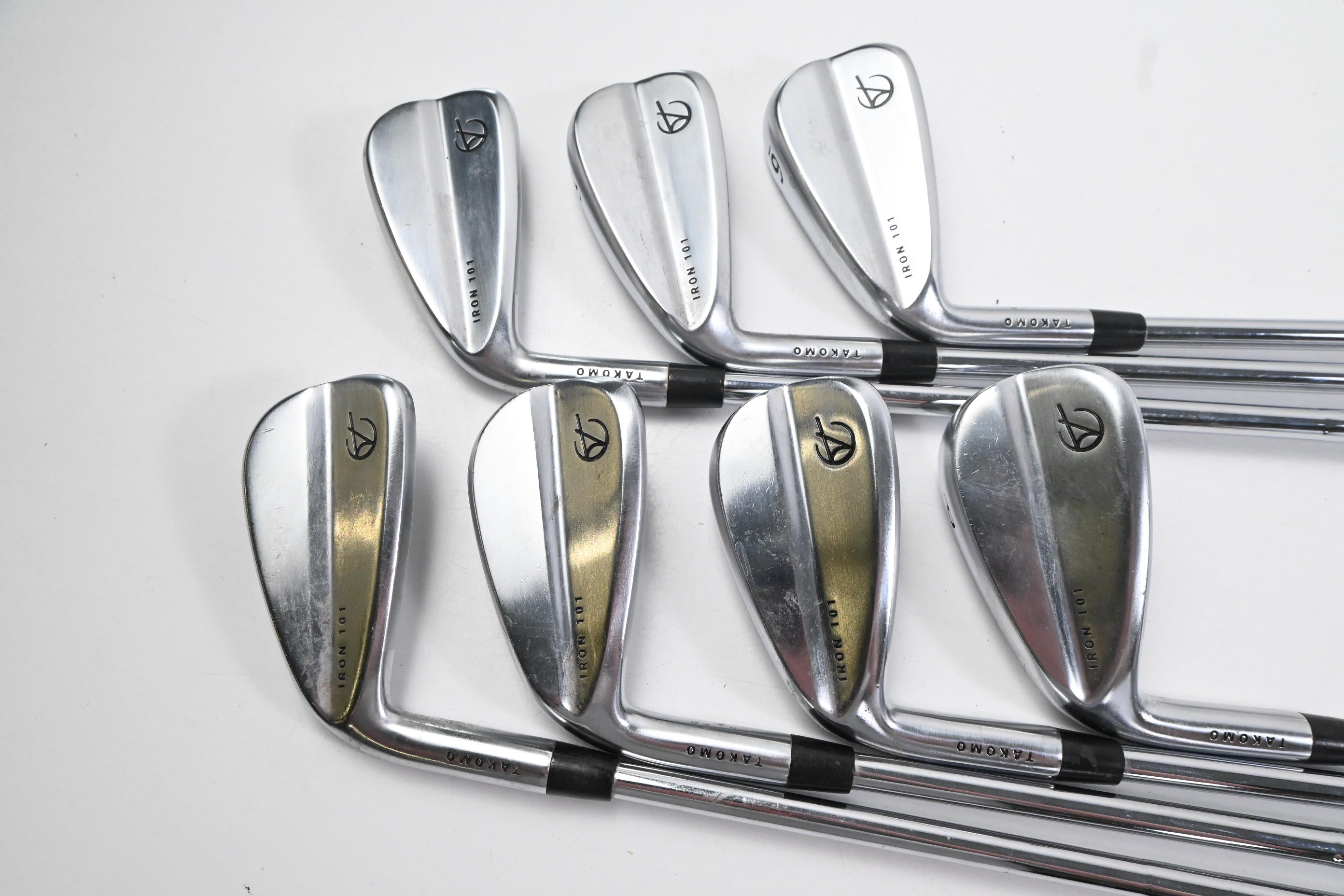 Left Hand Takomo 101 Irons / 4-PW / Stiff Flex KBS Tour Lite Shafts