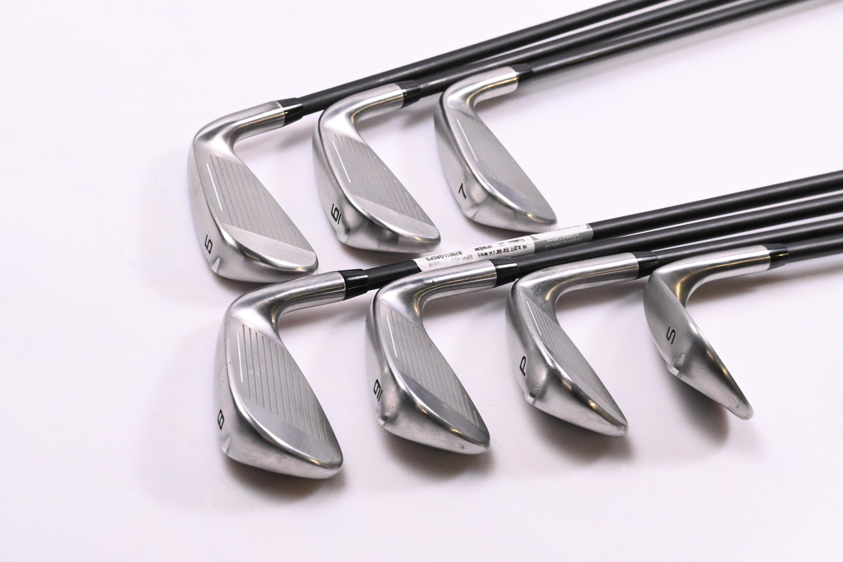 Left Hand Cobra Aerojet Irons / 5-PW+SW / Regular Flex KBS PGI 75 Shafts