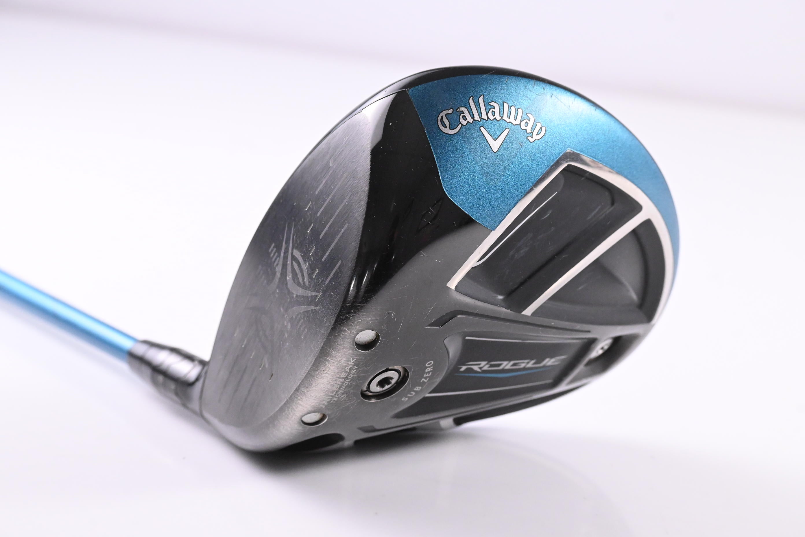 Left Hand Callaway Rogue Sub Zero Driver / 9 Degree / X-Flex Evenflow Blue 65