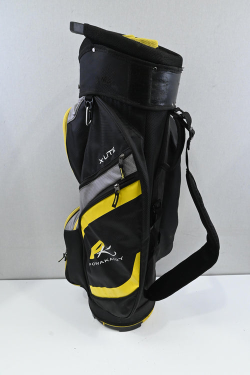 Powakaddy X-Lite Cart Bag / 14-Way / Black, Yellow