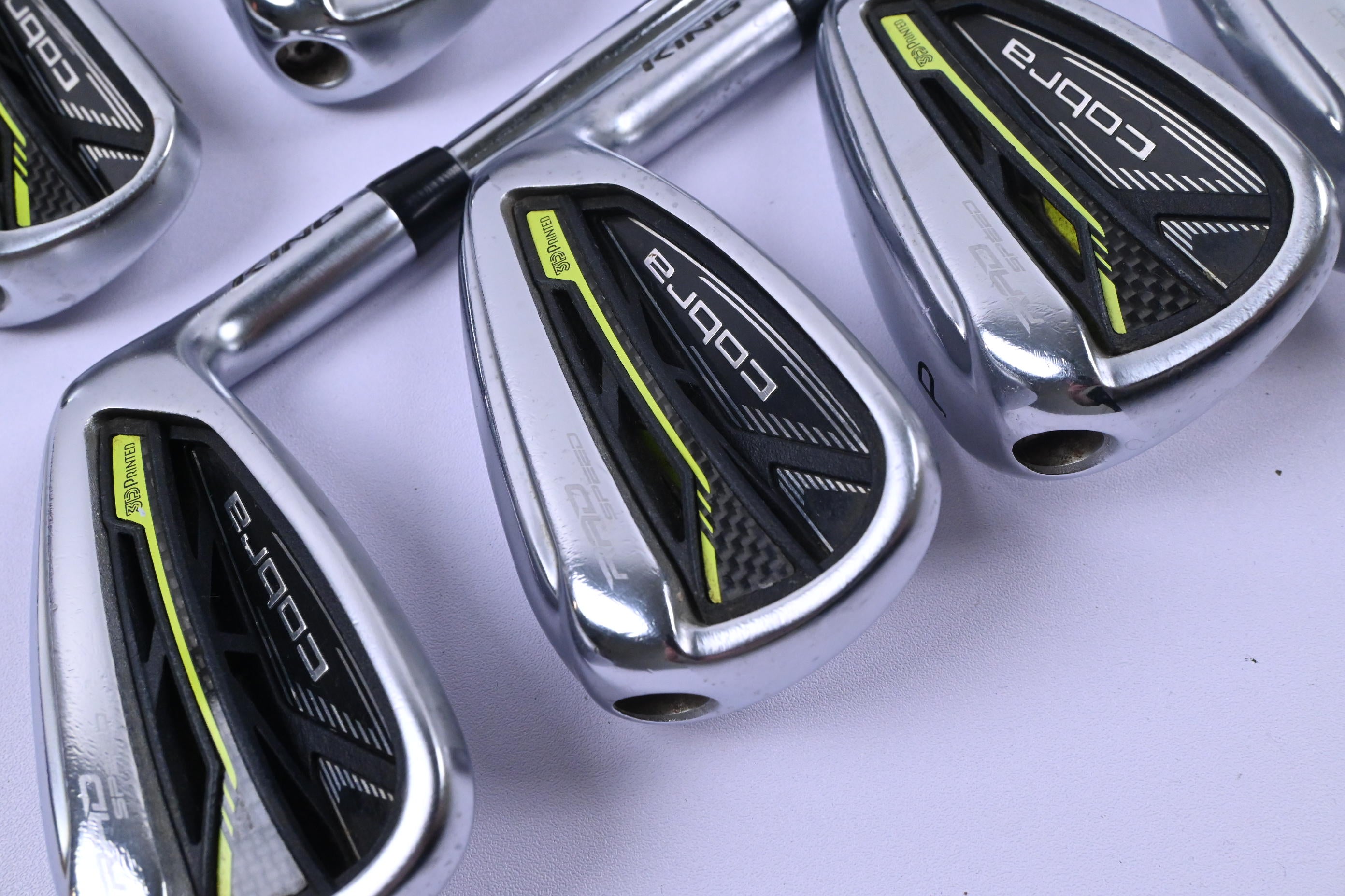 Cobra King Radspeed Irons / 4-PW+GW / Regular Flex KBS Tour 90 Shafts