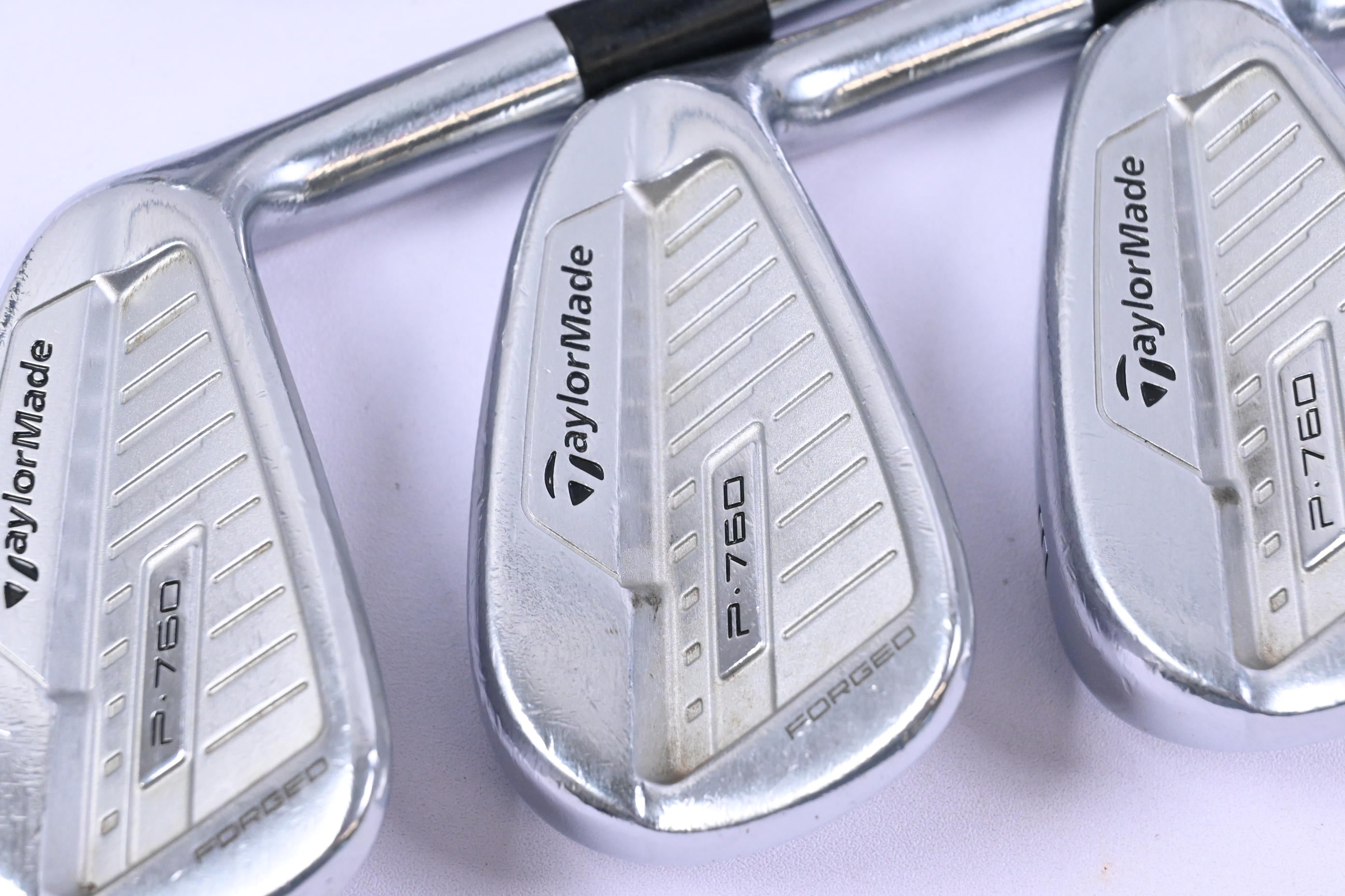Taylormade P760 Irons / 4-PW / Stiff Flex KBS Tour