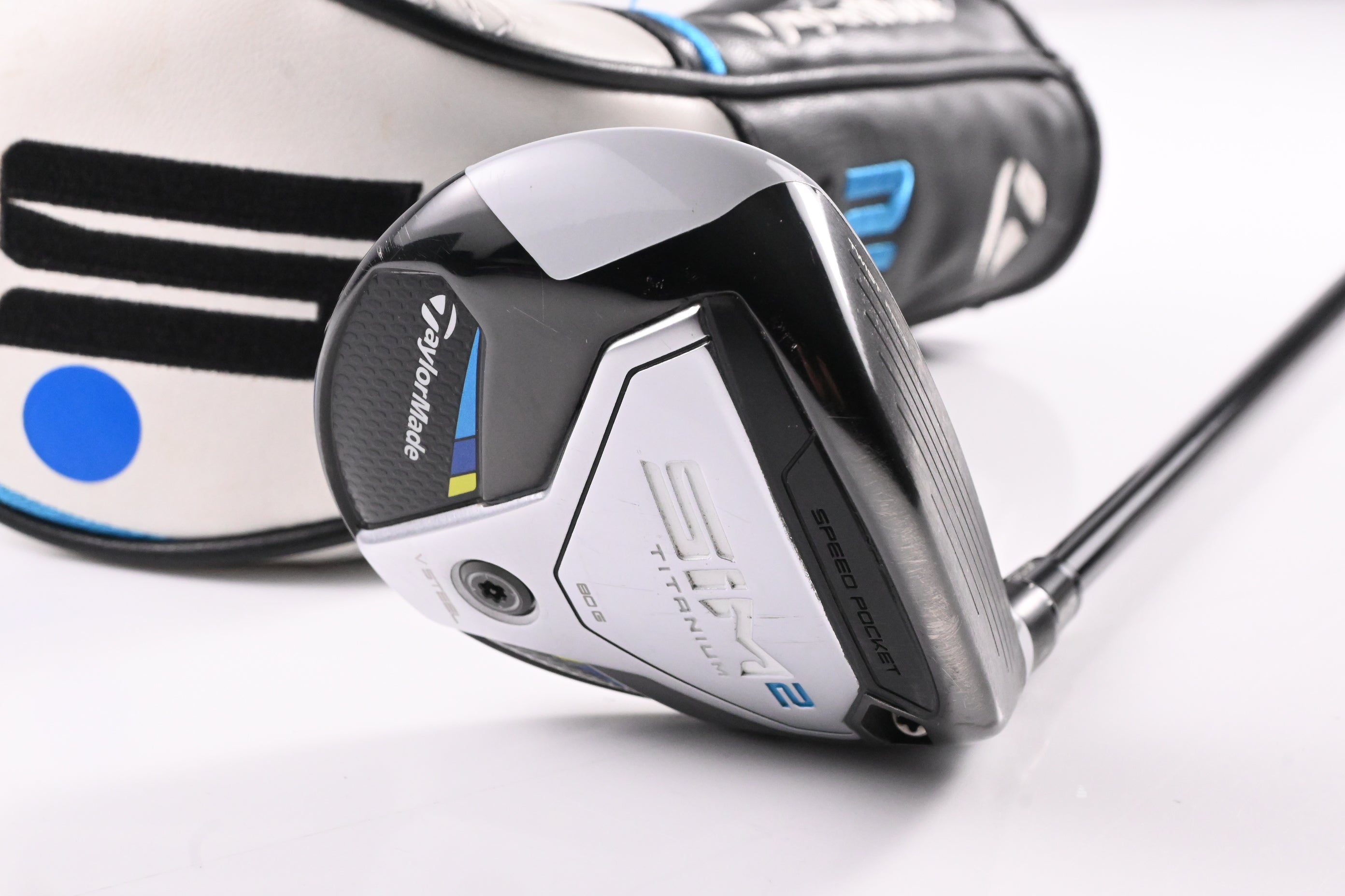 Taylormade SIM2 Ti #3 Wood / 15 Degree / Regular Flex Tensei AV Raw Blue 65