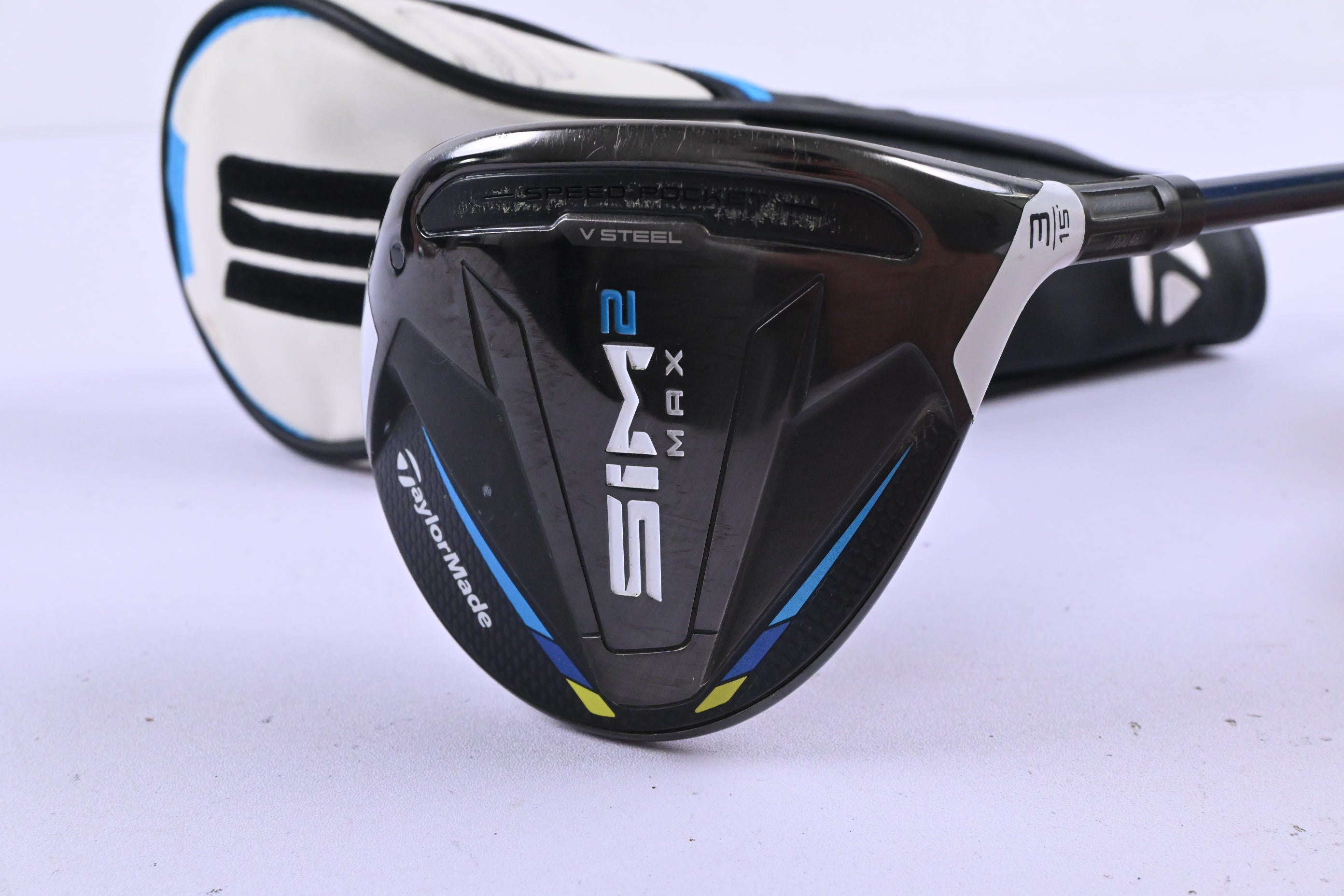Taylormade SIM2 Max #3 Wood / 15 Degree / Stiff Flex Fujikura Ventus Blue 6