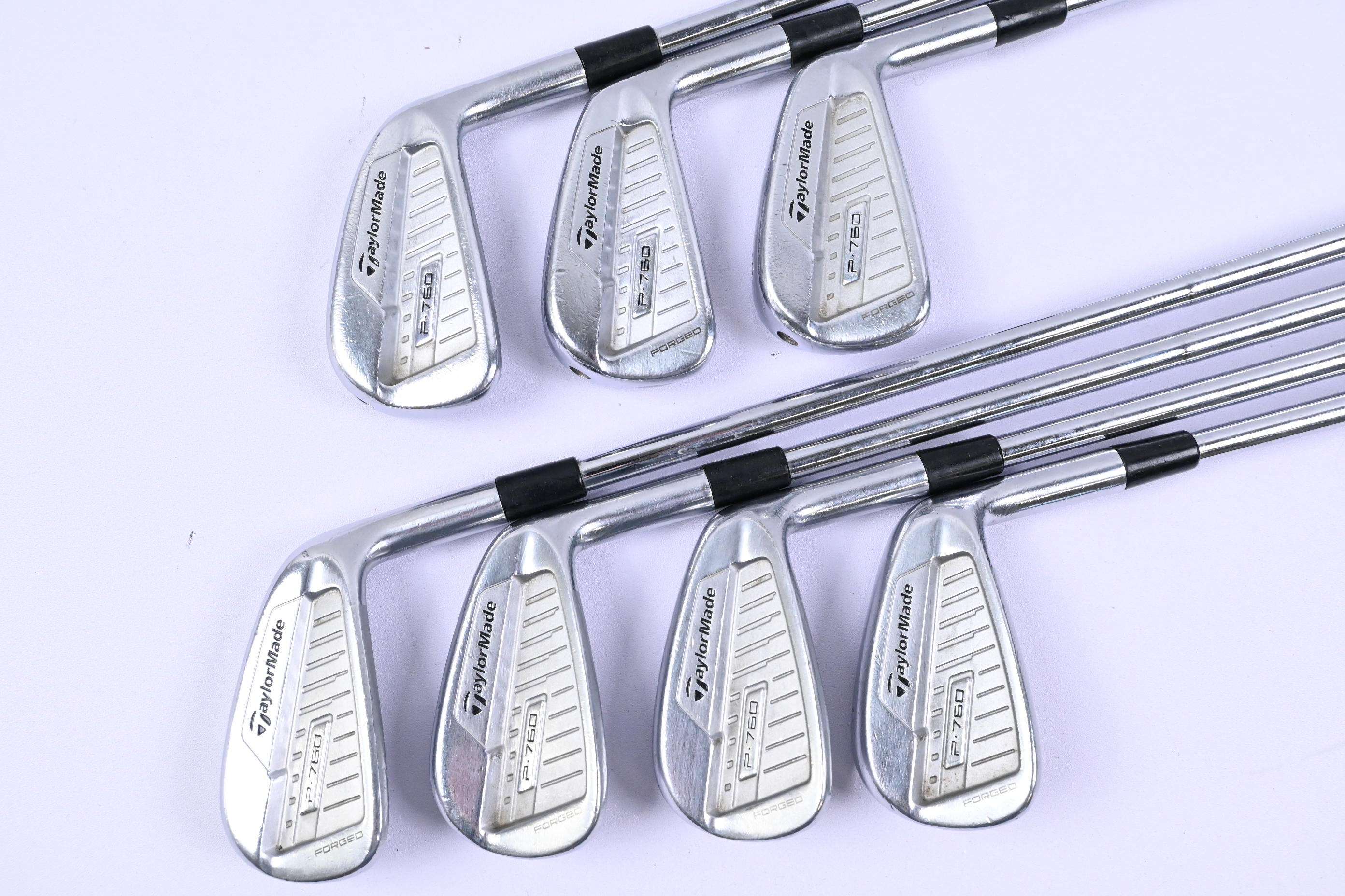 Taylormade P760 Irons / 4-PW / Stiff Flex KBS Tour