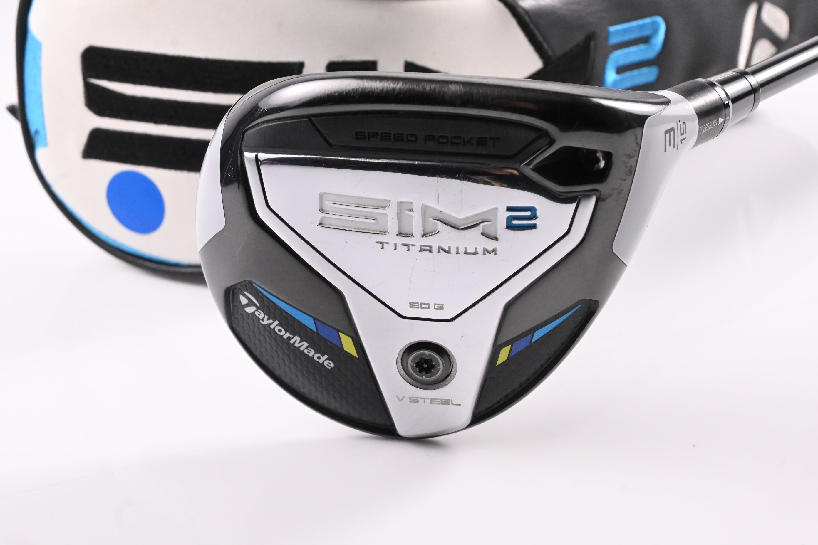 Taylormade SIM2 Ti #3 Wood / 15 Degree / Regular Flex Tensei AV Raw Blue 65