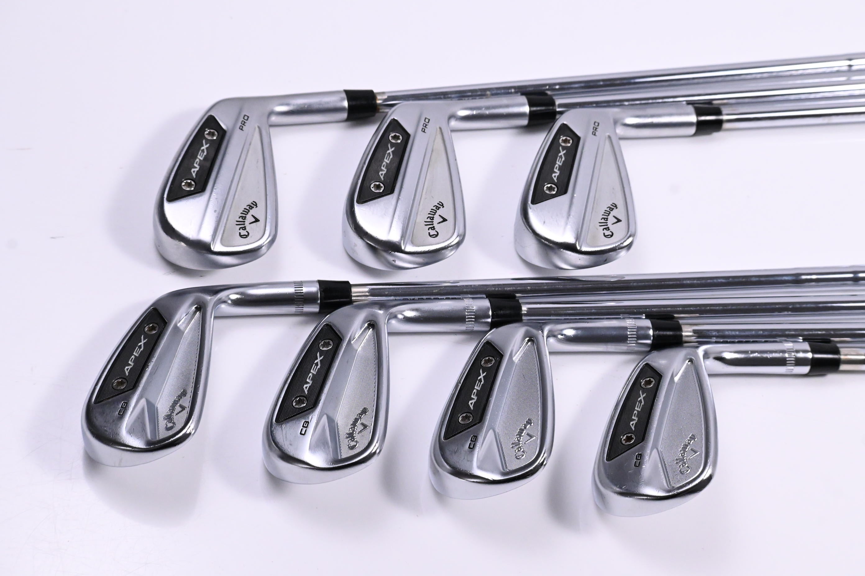 Callaway Apex Pro/CB 24 Combo Irons / 4-10i / Stiff Flex N.S. Pro Modus 3 Shafts