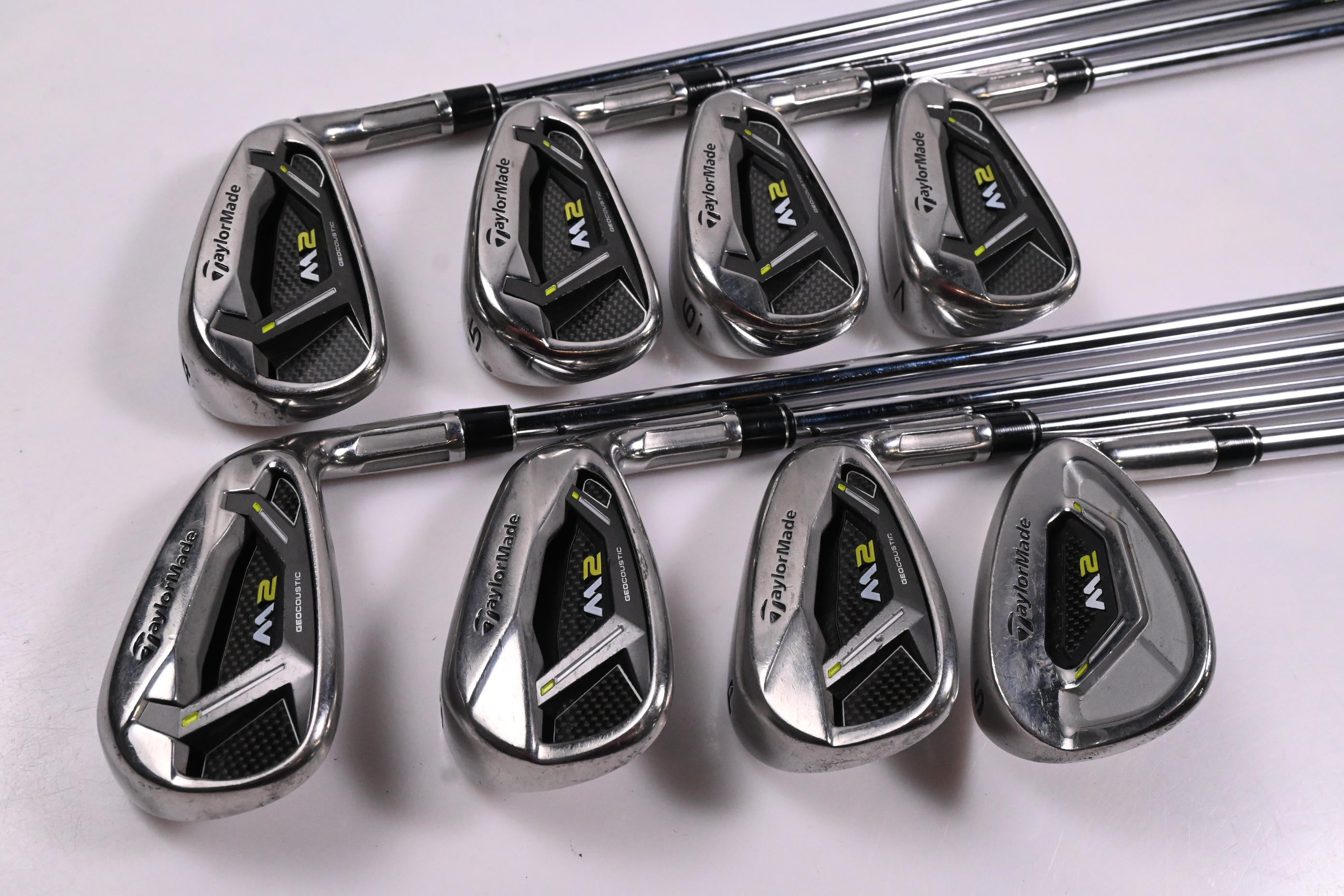 Taylormade M2 2017 Irons / 4-PW+SW / Regular Flex KBS Tour C-Taper 105 Shafts