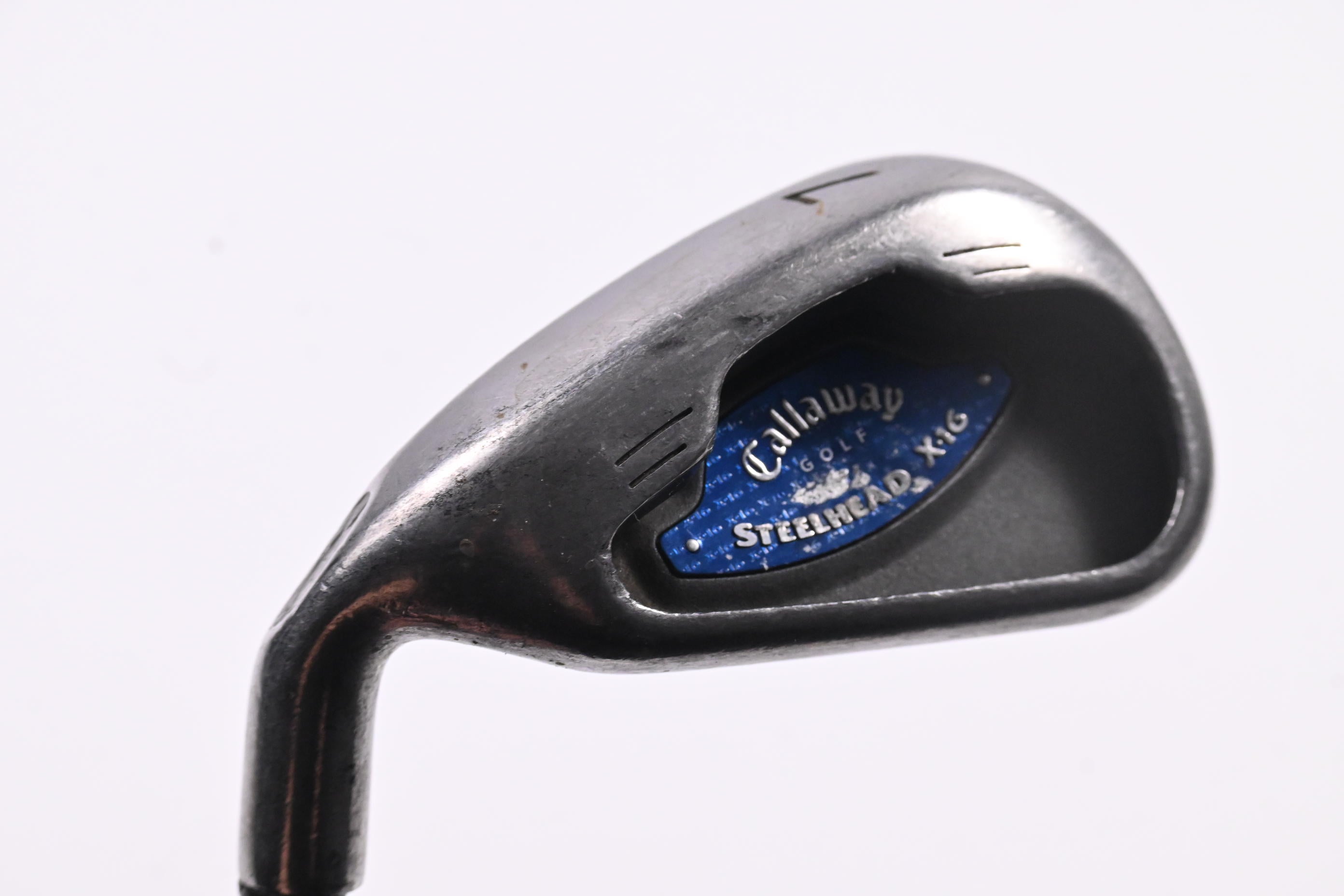 Left Hand Callaway X-16 #7 Iron / 34 Degree / Regular Flex Callaway System 75