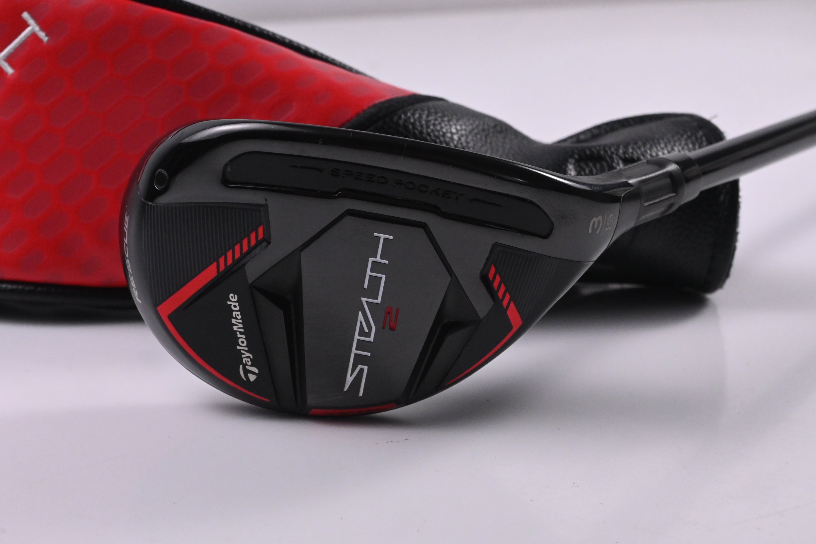 Taylormade Stealth 2 #3 Hybrid / 19 Degree / Stiff Flex Ventus TR Red 7 Shaft