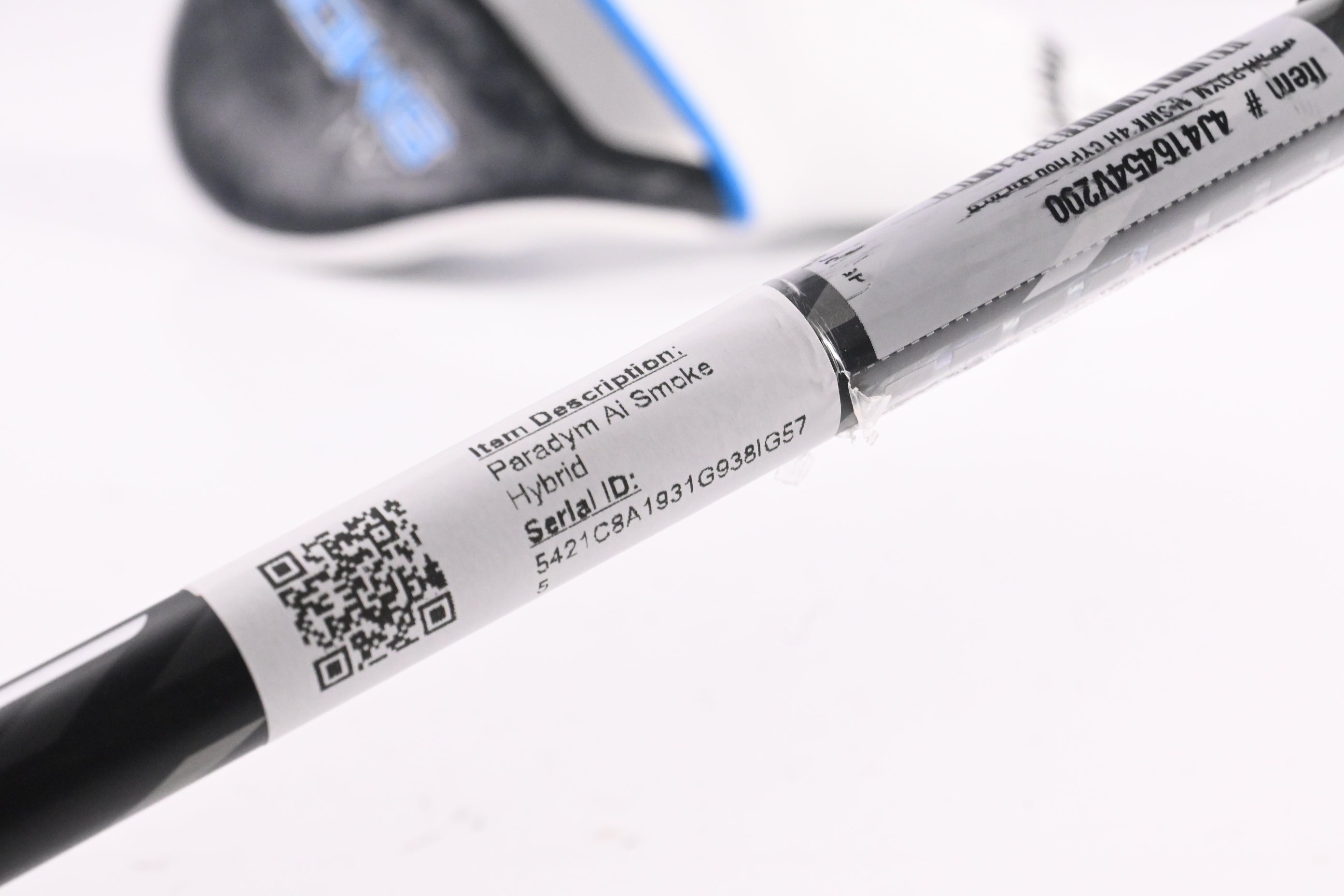 Callaway Paradym Ai Smoke #4 Hybrid / 21 Degree / Regular Flex Cypher 2.0 60