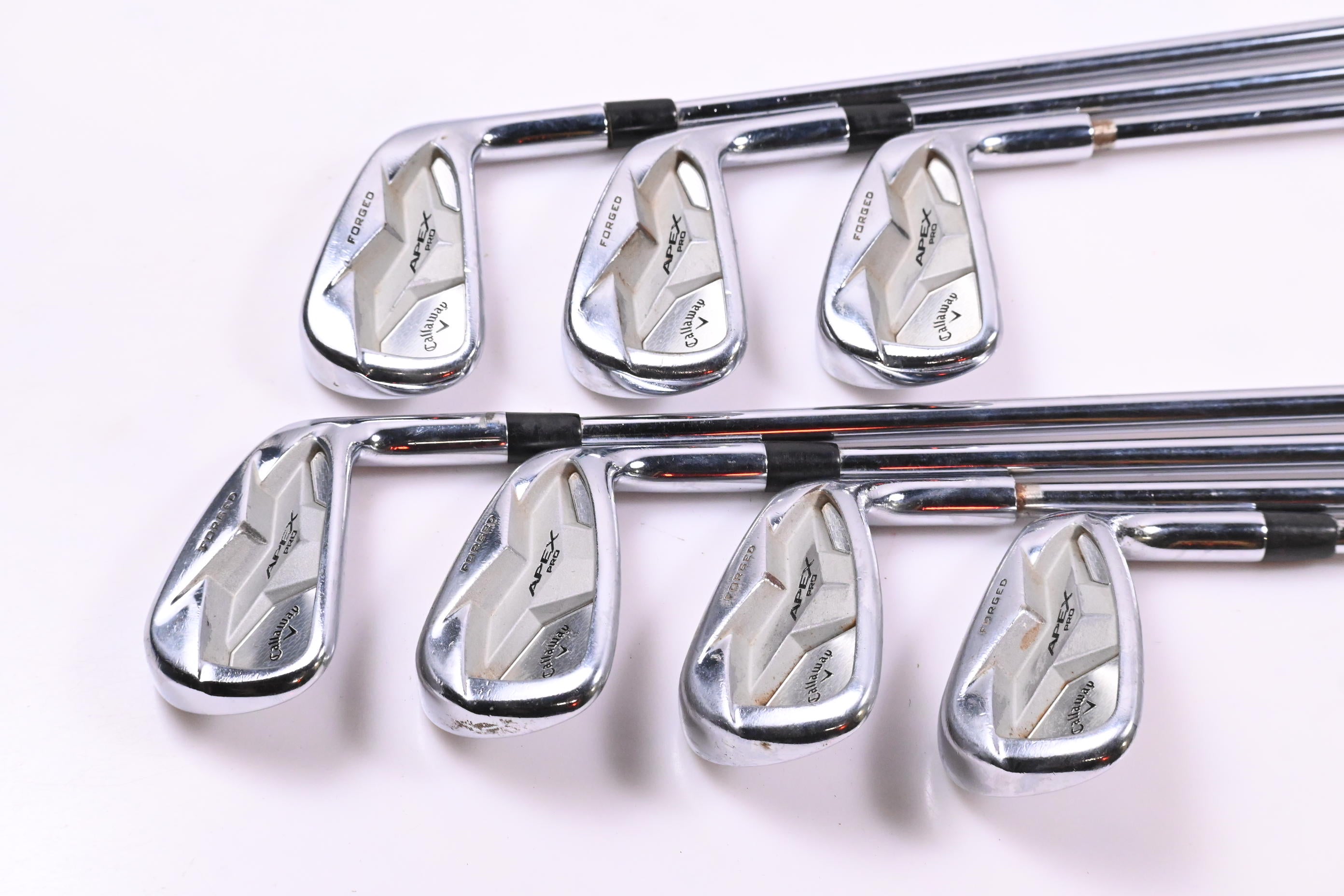 Callaway Apex Pro 19 Irons / 4-PW / Stiff Flex Project X Precision Shafts