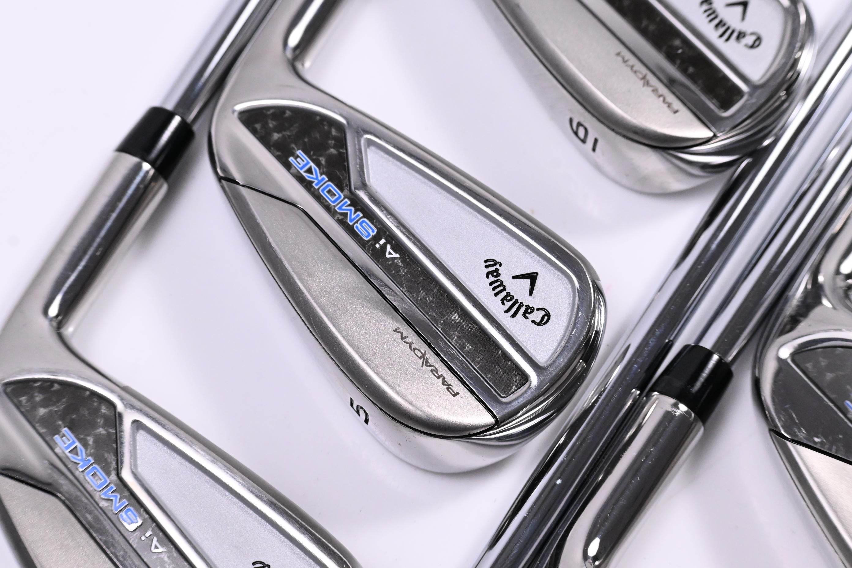 Callaway Paradym Ai Smoke Irons / 4-PW / Regular Flex Elevate MPH 95 Shafts