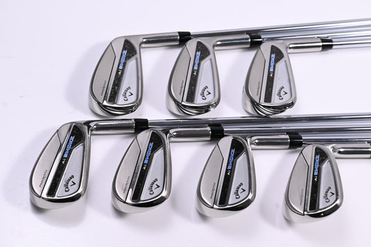Callaway Paradym Ai Smoke Irons / 4-PW / Regular Flex Elevate MPH 95 Shafts