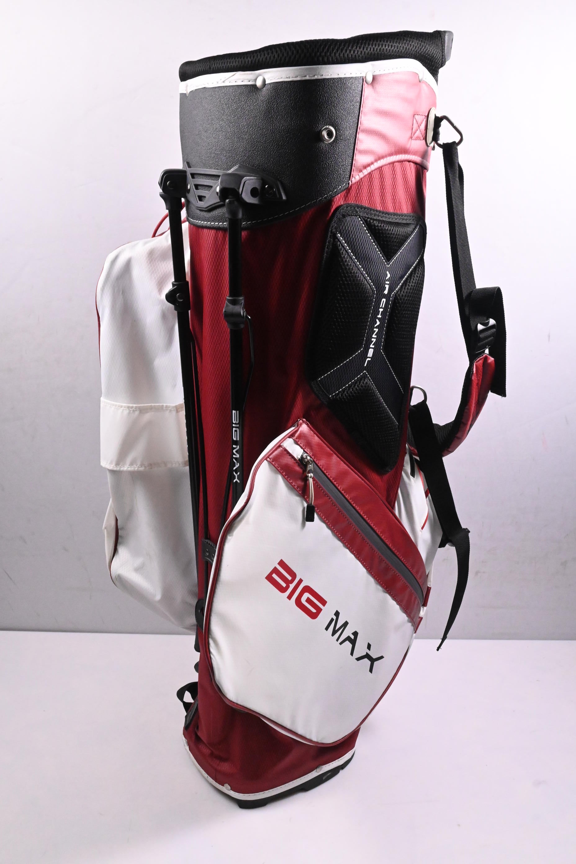 Big Max 14 Series Dri Lite Hybrid Stand Bag / 14-Way Divider / Red, White, Black
