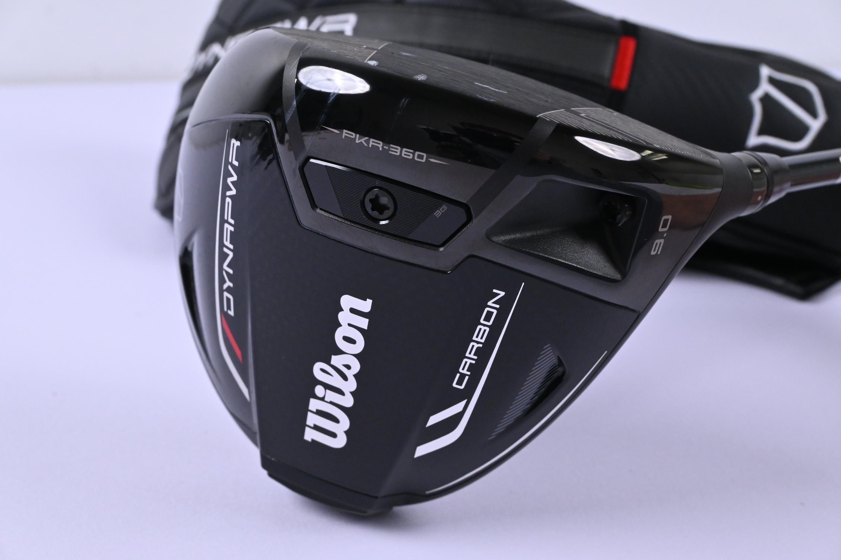 Wilson DYNAPWR 2025 Carbon Driver / 9 Degree / Stiff Flex LINQ PowerCore White 6