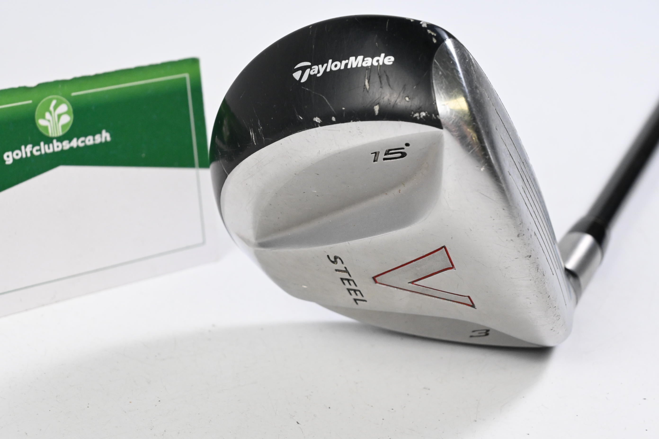Taylormade V-Steel #3 Wood / 15 Degree / Stiff Flex Taylormade M.A.S.2 Shaft