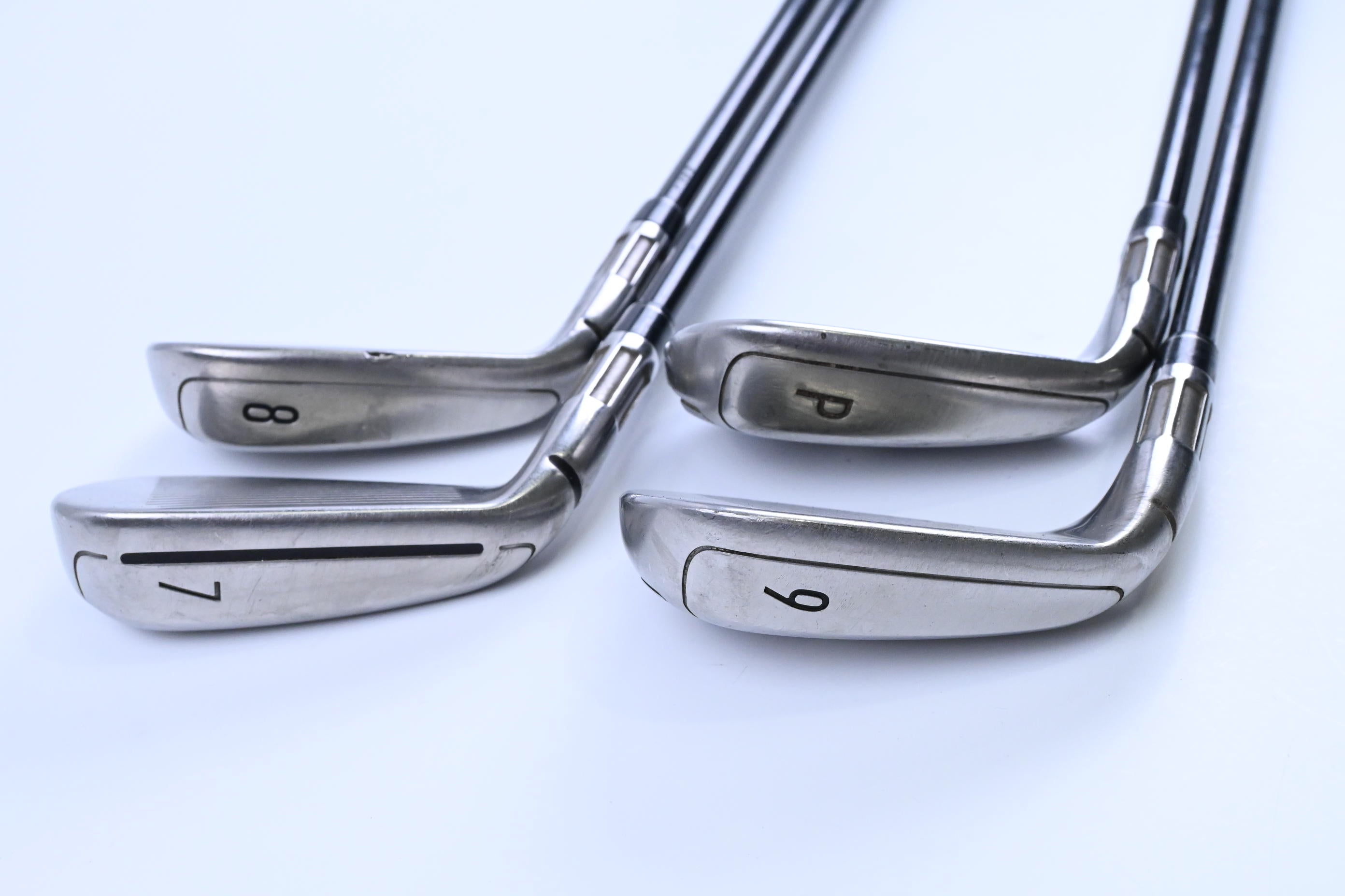 Taylormade M6 Irons / 7-PW / Regular Flex Fujikura Atmos Orange 6 Shafts