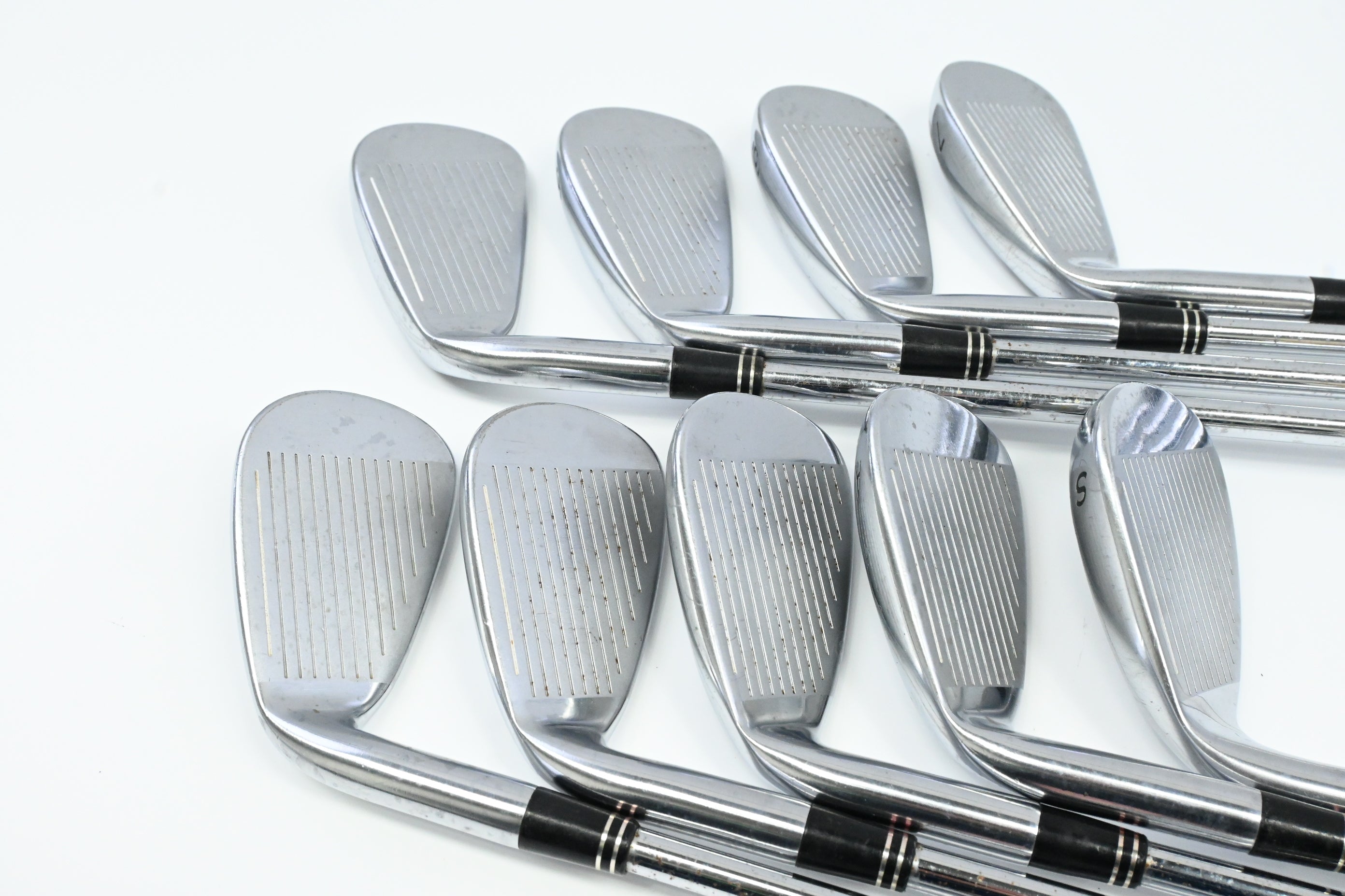 Taylormade Tour Burner Irons / 4-PW+AW+SW / Regular Flex Burner 105 Shafts