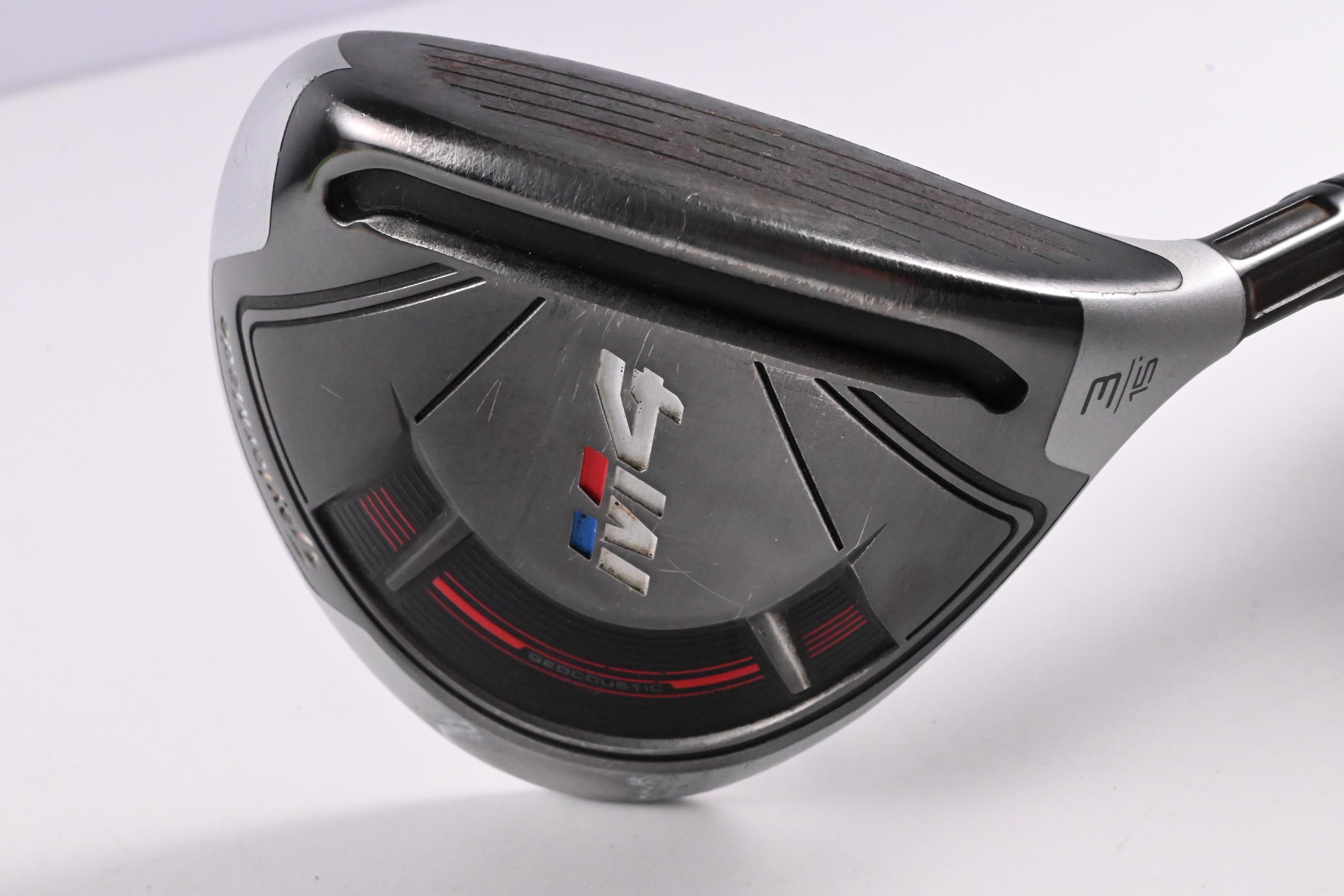 Taylormade M4 #3 Wood / 15 Degree / Stiff Flex Fujikura Atmos Red 6 Shaft